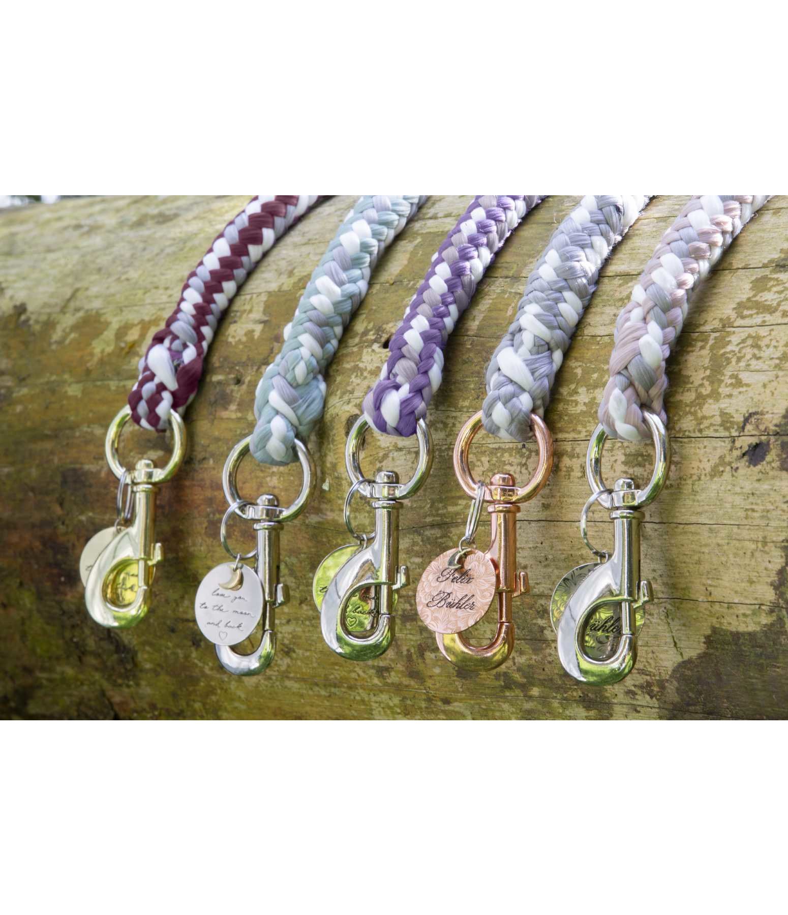 Führstrick Pastel Blossoms mit Karabiner