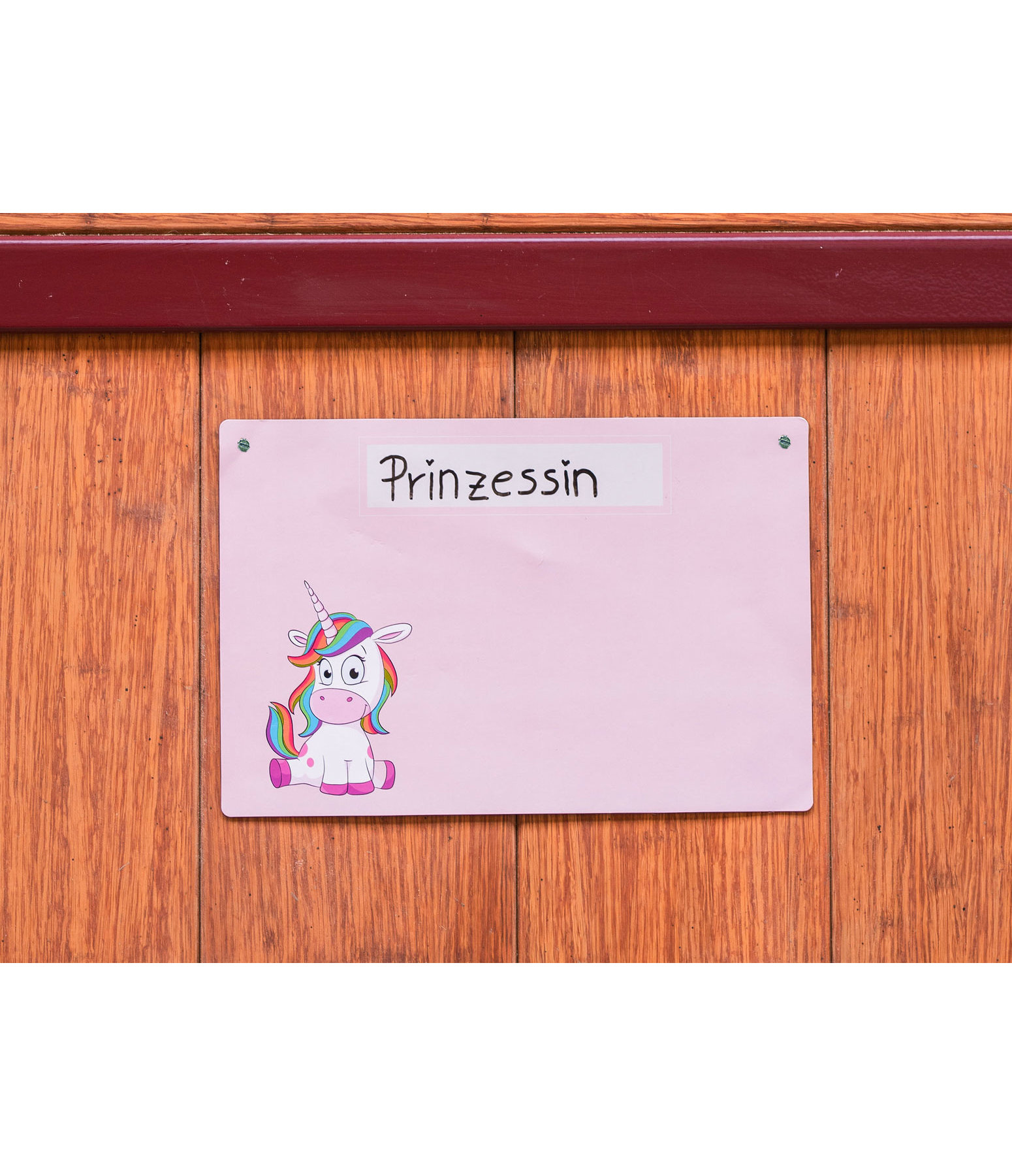 Stalltafel Einhorn