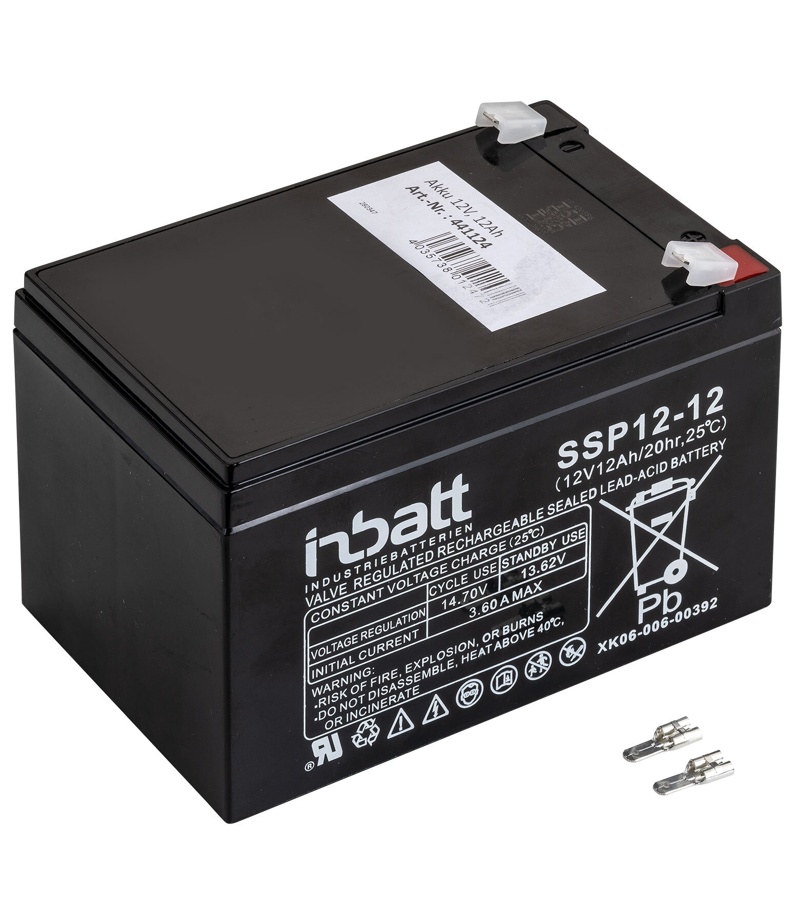 12 V Ersatz-Akku für Weidezaungerät 12 Ah