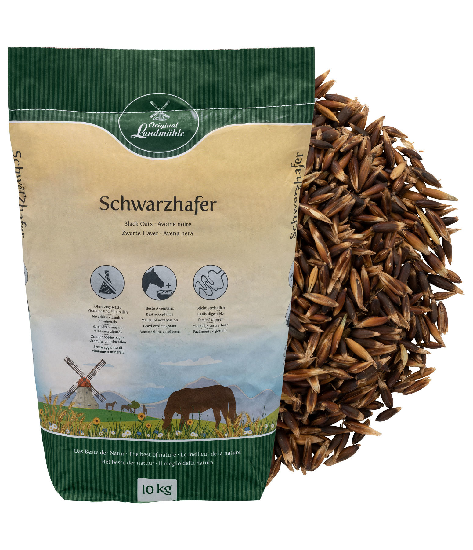 Schwarzhafer für Pferde