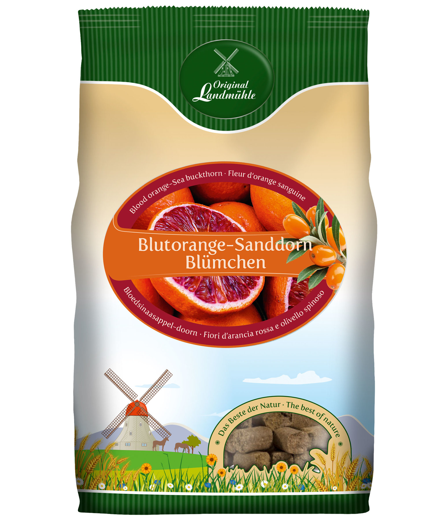 Blutorange-Sanddorn Blümchen