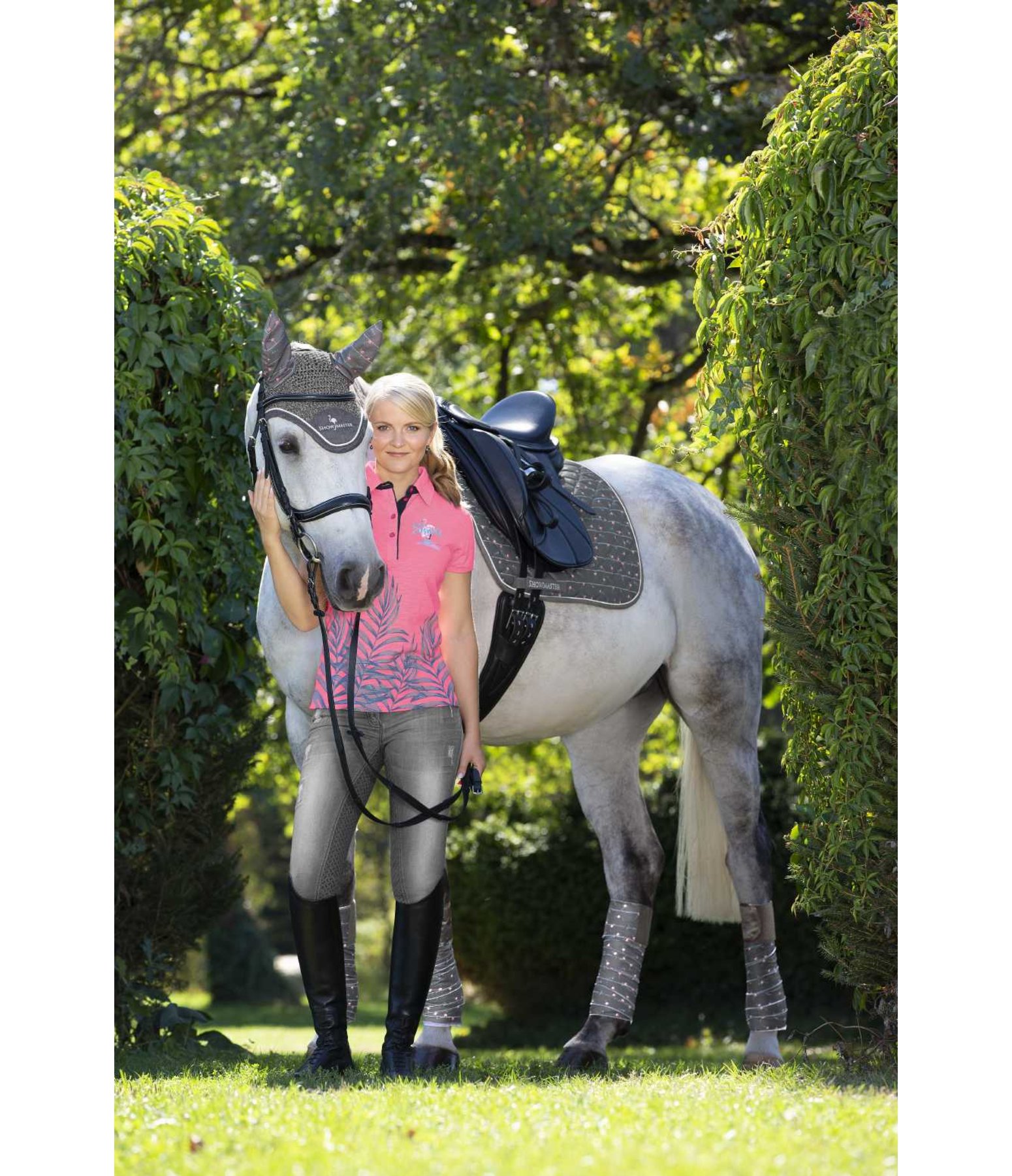 Jersey-Fleece-Bandagen Flamingo & Zebra Love