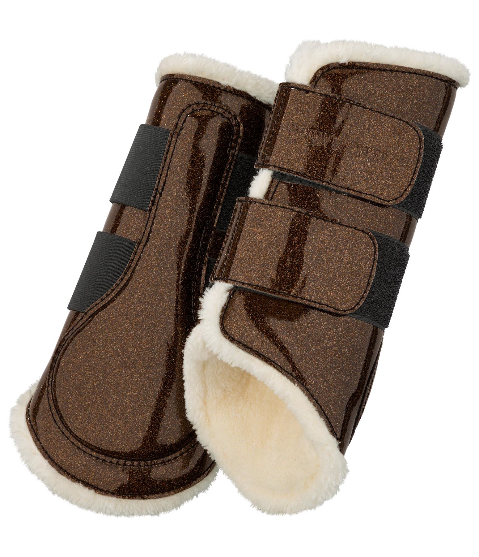 Teddyfleece Dressurgamaschen Moonlight, Vorderbeine