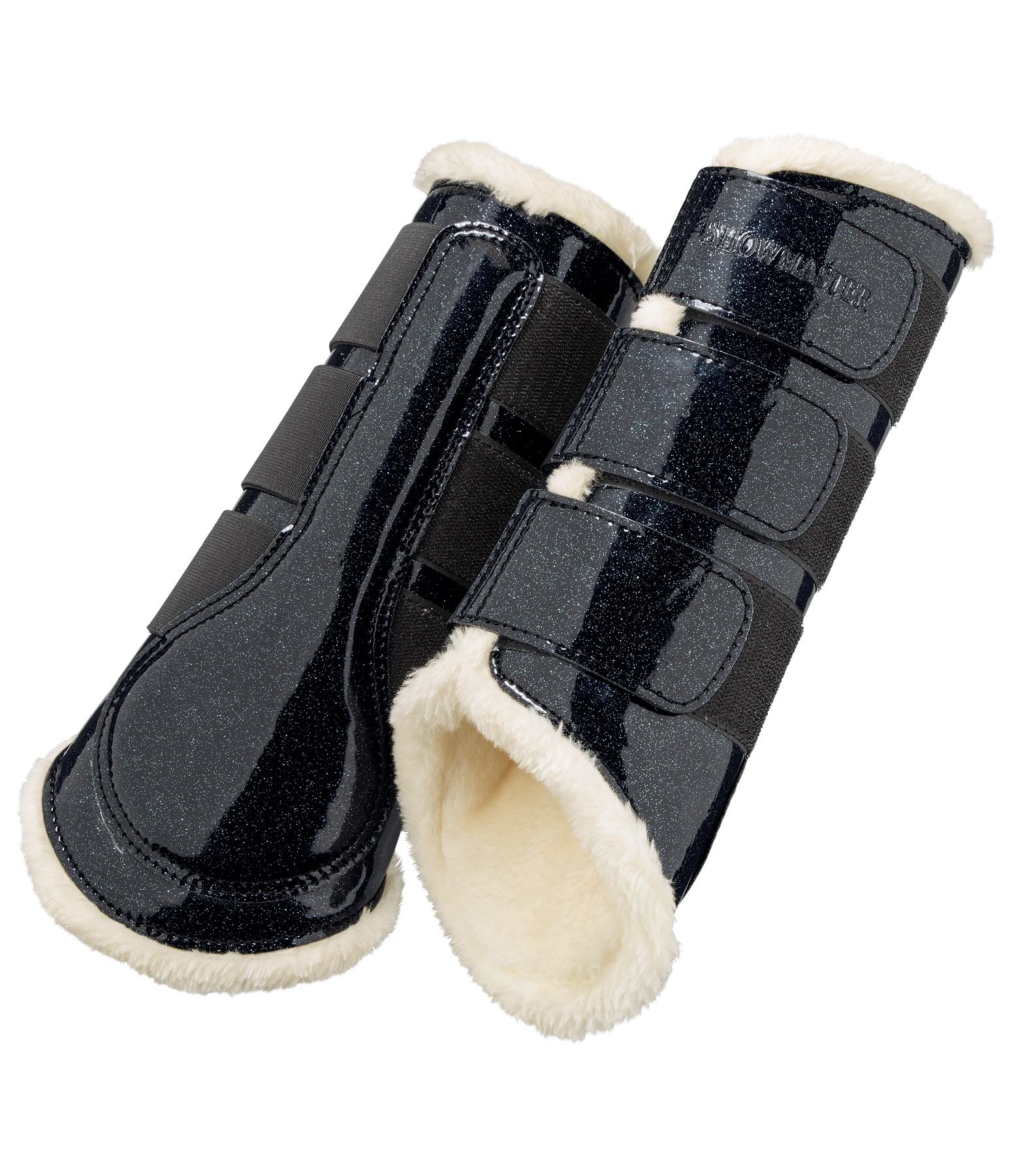 Teddyfleece Dressurgamaschen Moonlight, Hinterbeine