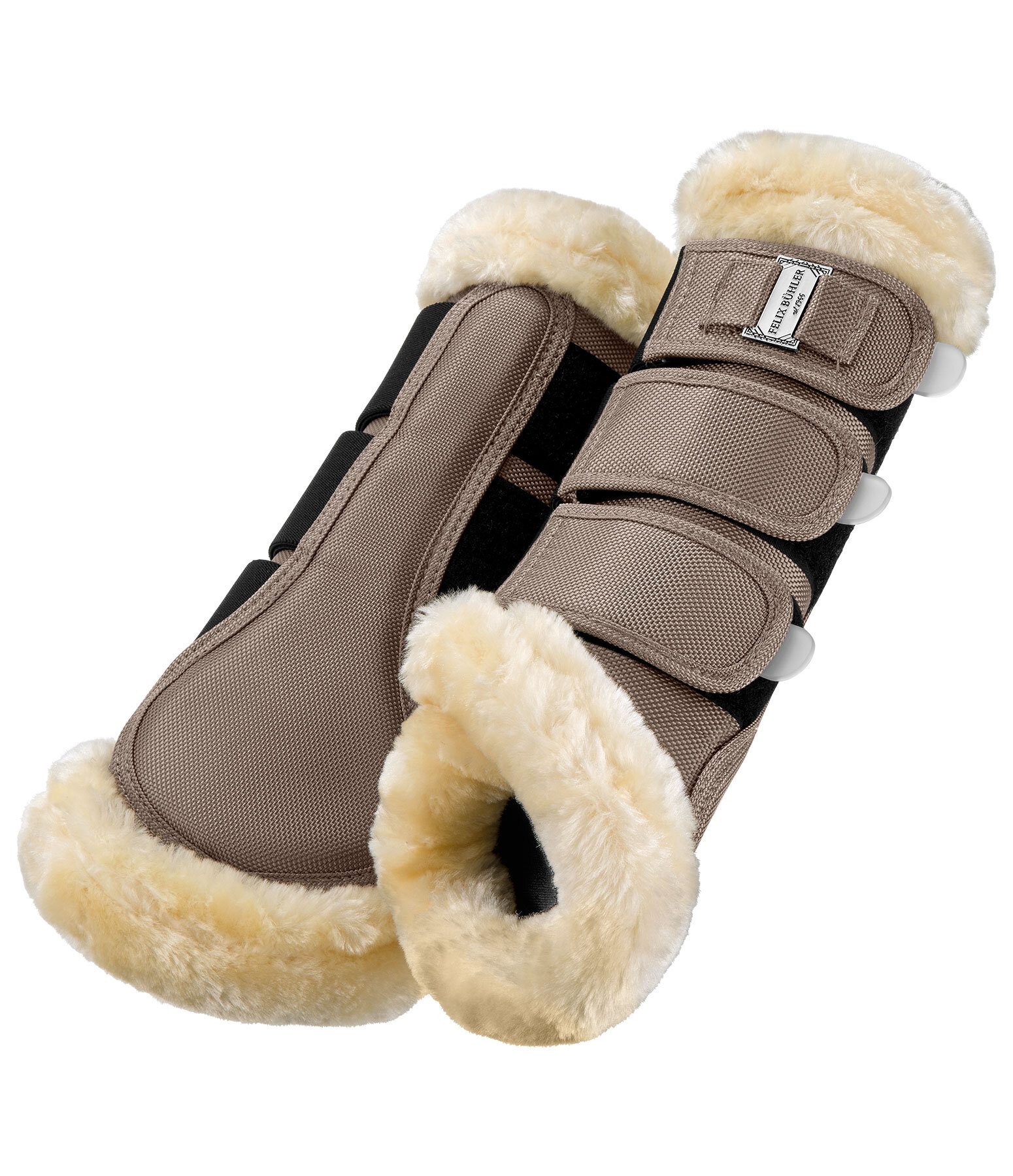 Teddyfleece-Dressurgamaschen Essential, Hinterbeine