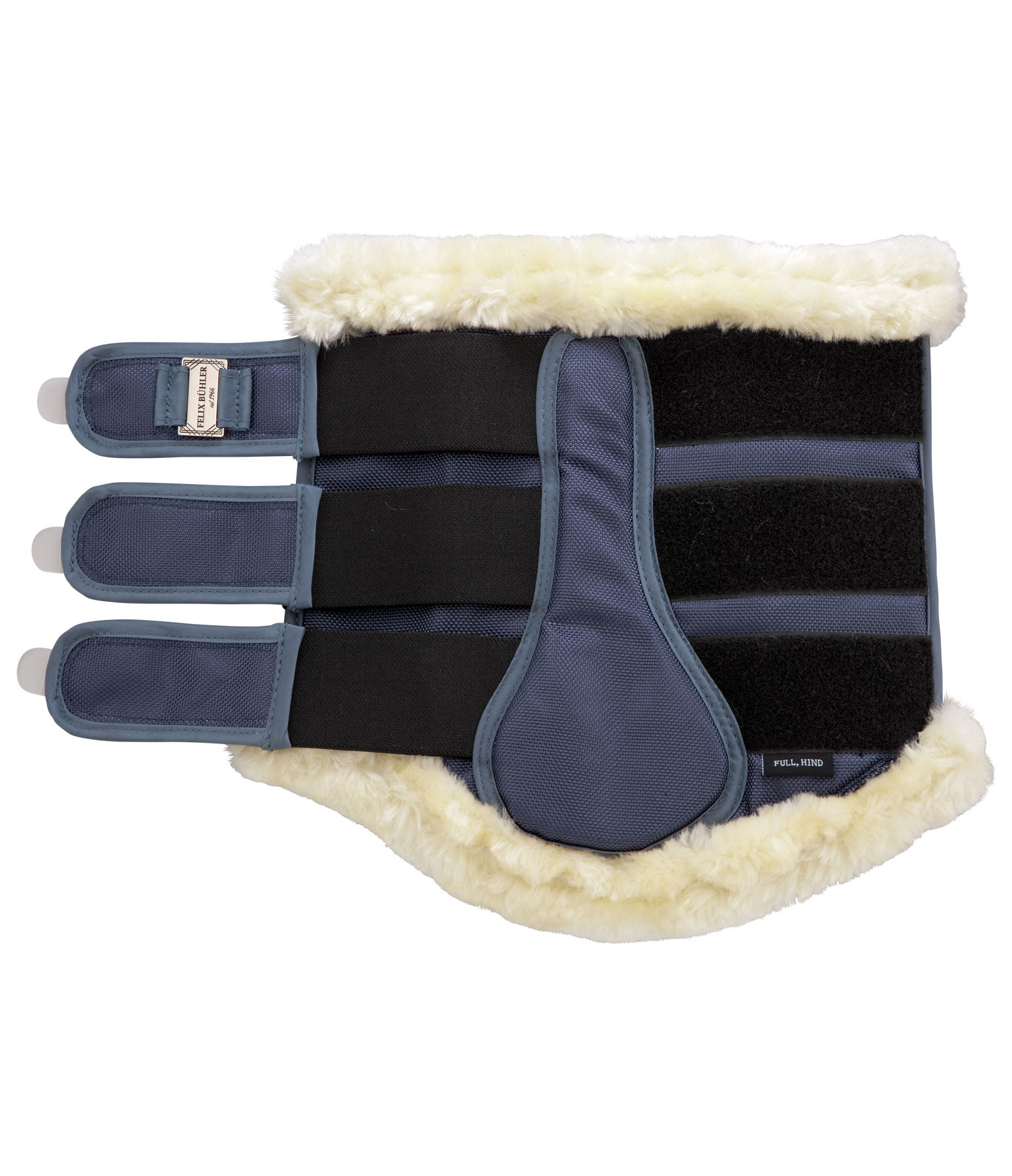 Teddyfleece-Dressurgamaschen Essential, Hinterbeine