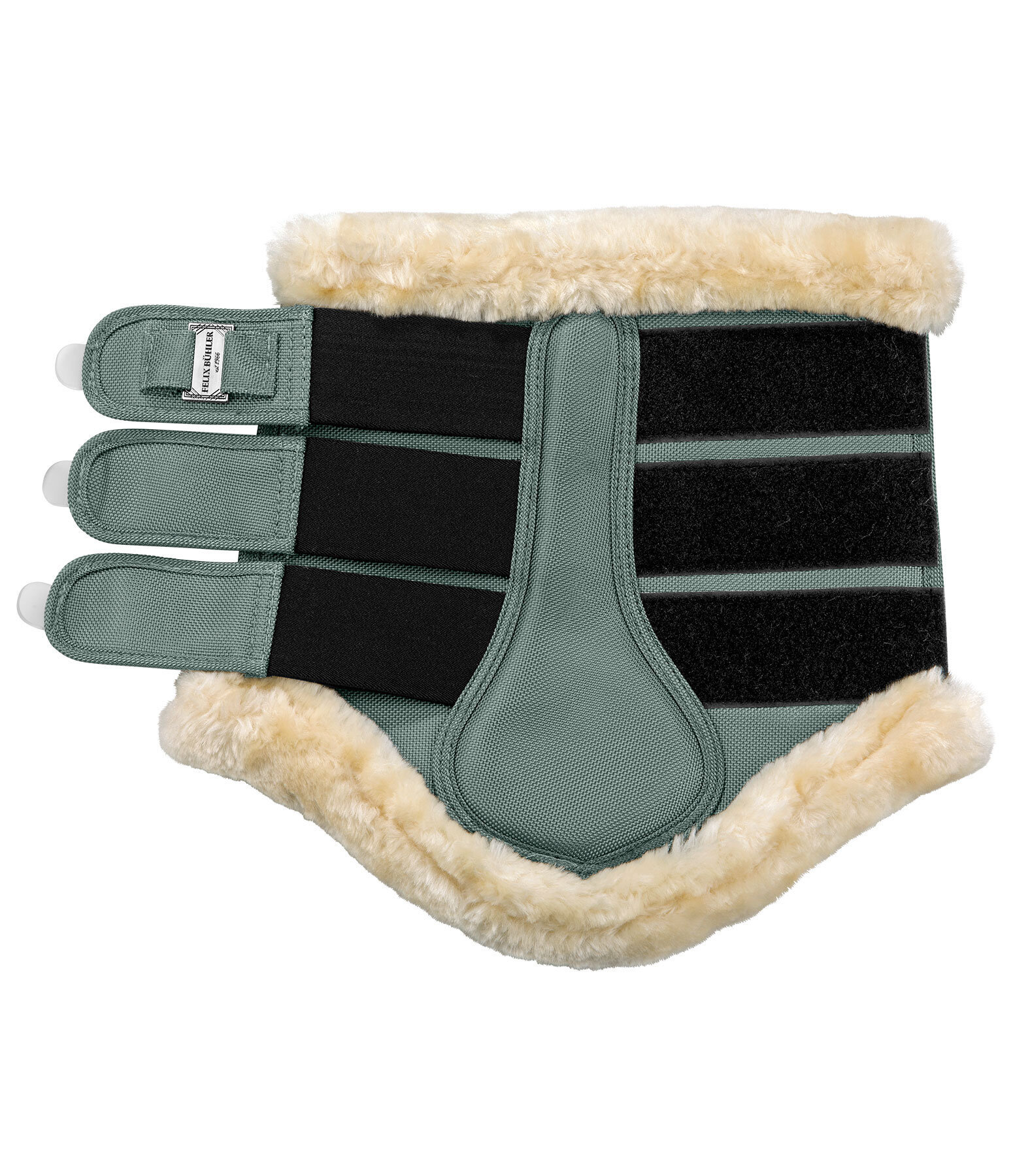 Teddyfleece-Dressurgamaschen Essential, Hinterbeine