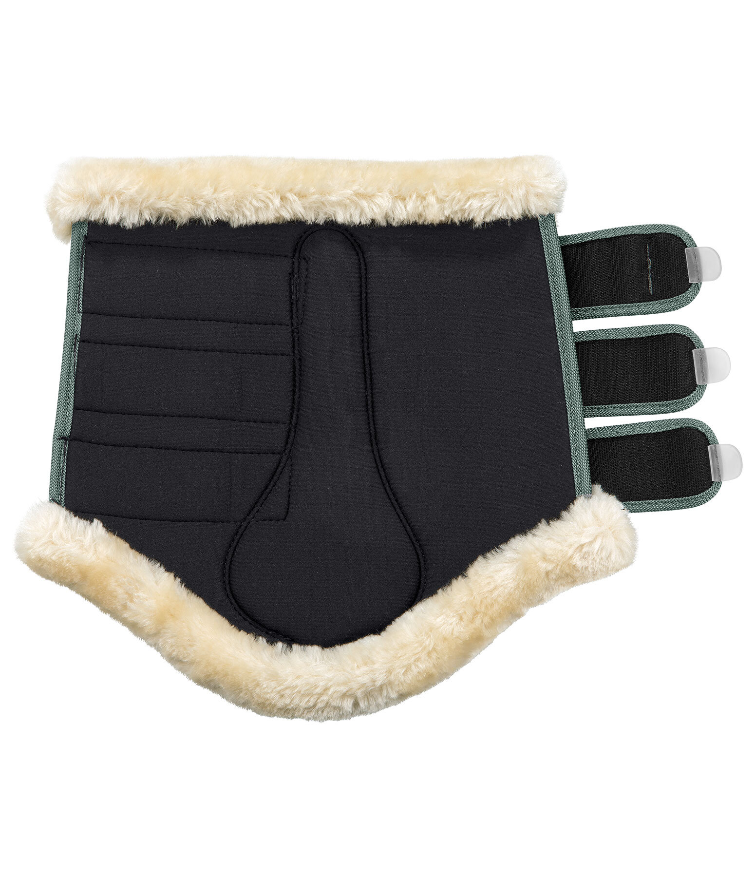 Teddyfleece-Dressurgamaschen Essential, Hinterbeine
