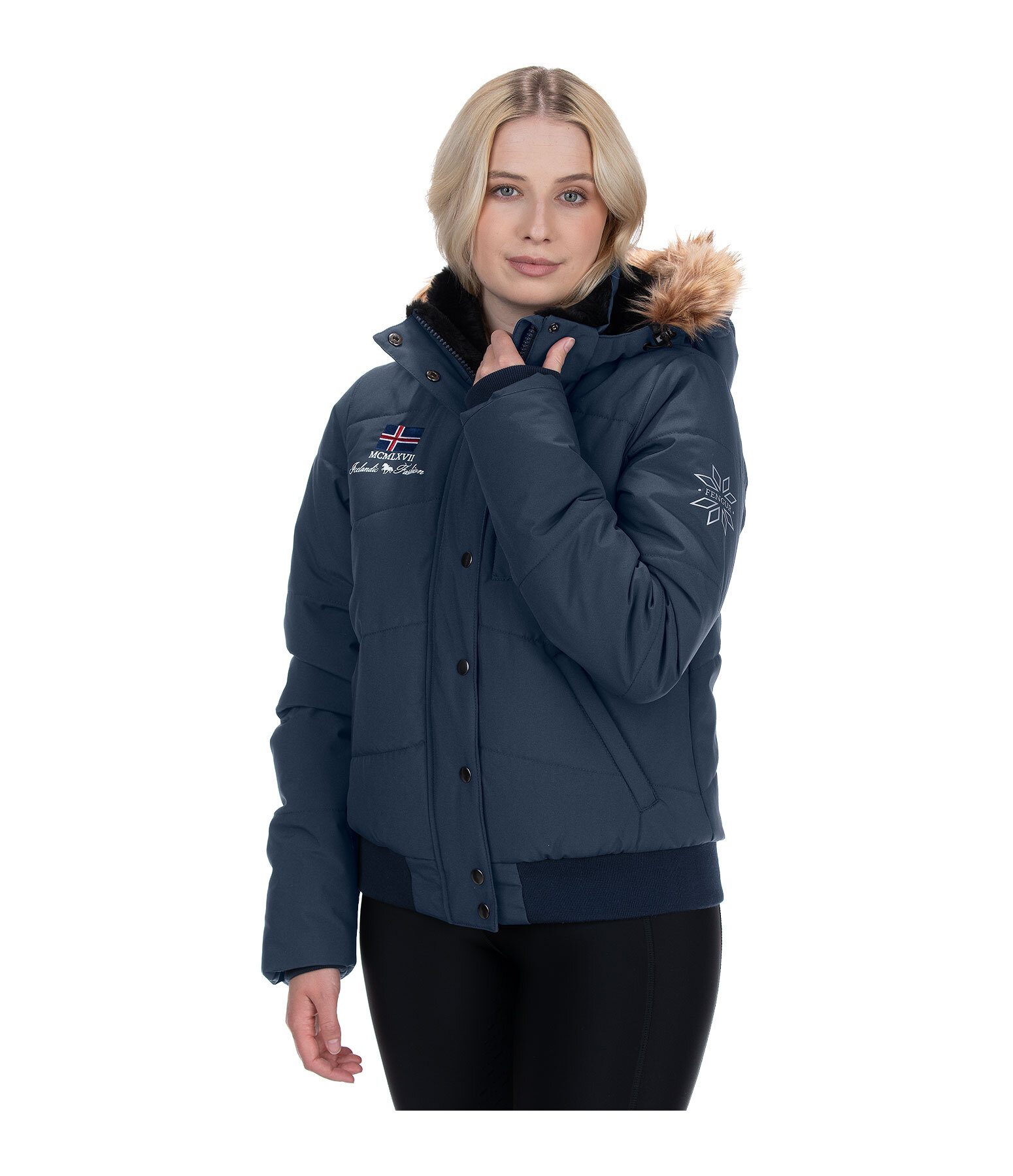 Kapuzen-Winter-Reitjacke Elgur