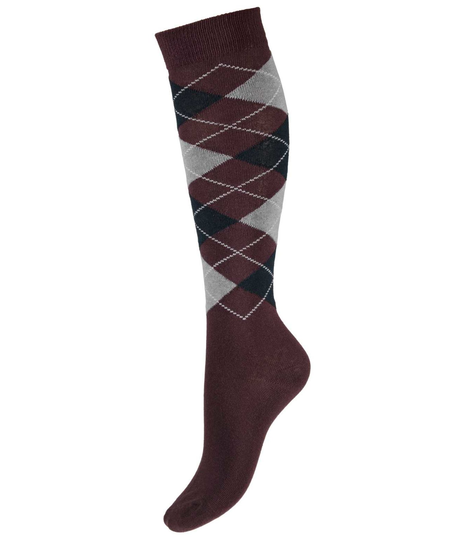 Kniestrmpfe Argyle