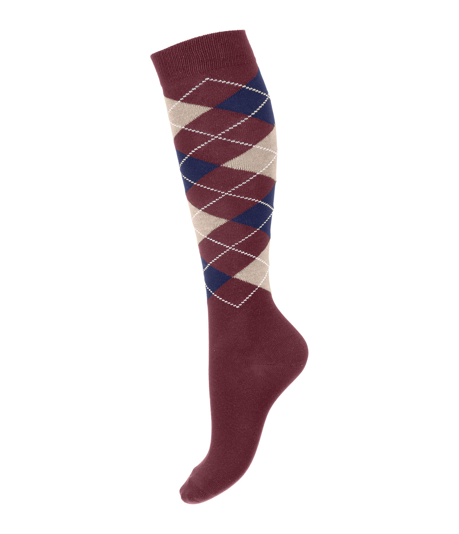 Kniestr�mpfe Argyle