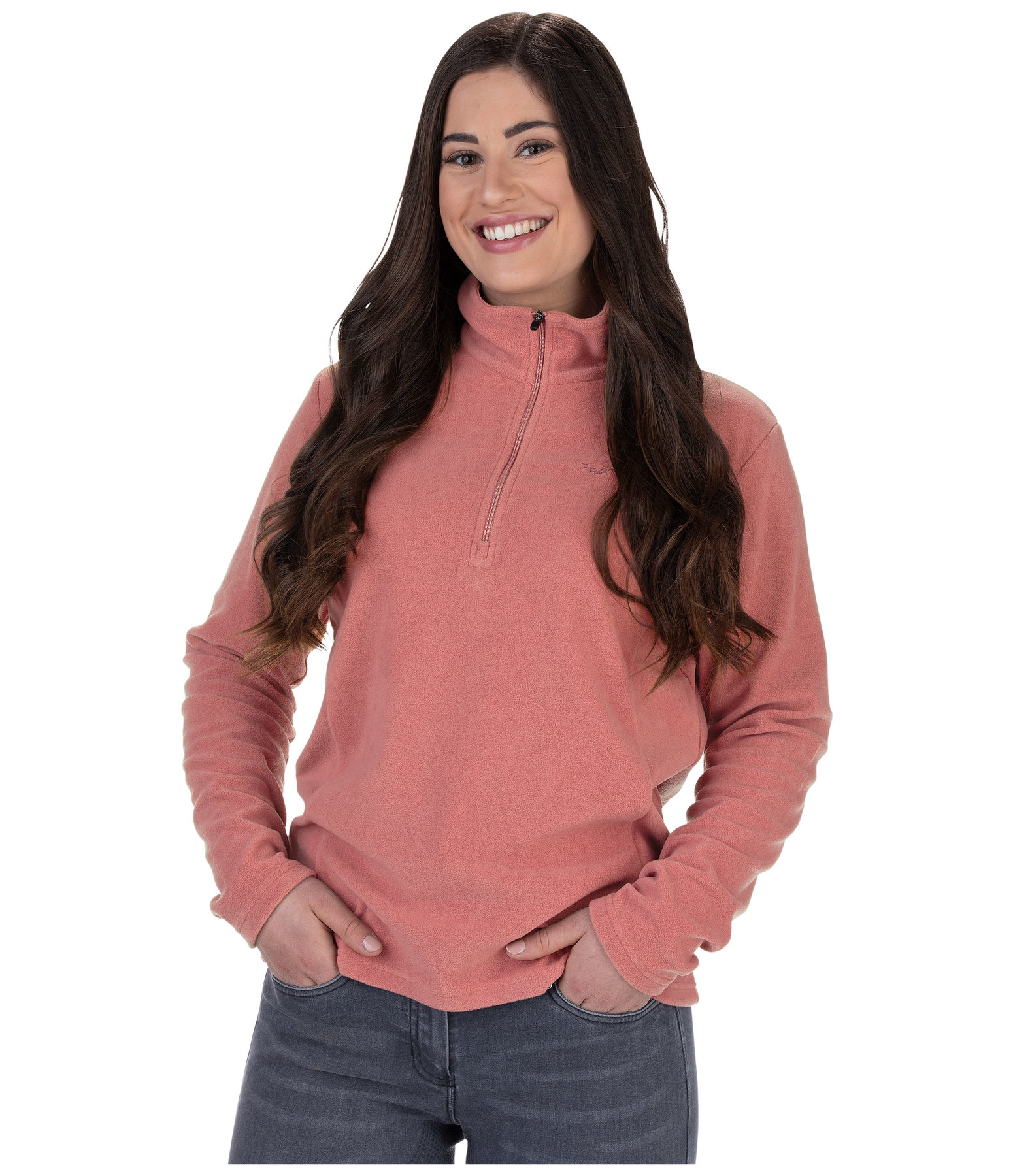 Zip-Funktionsfleeceshirt Cara