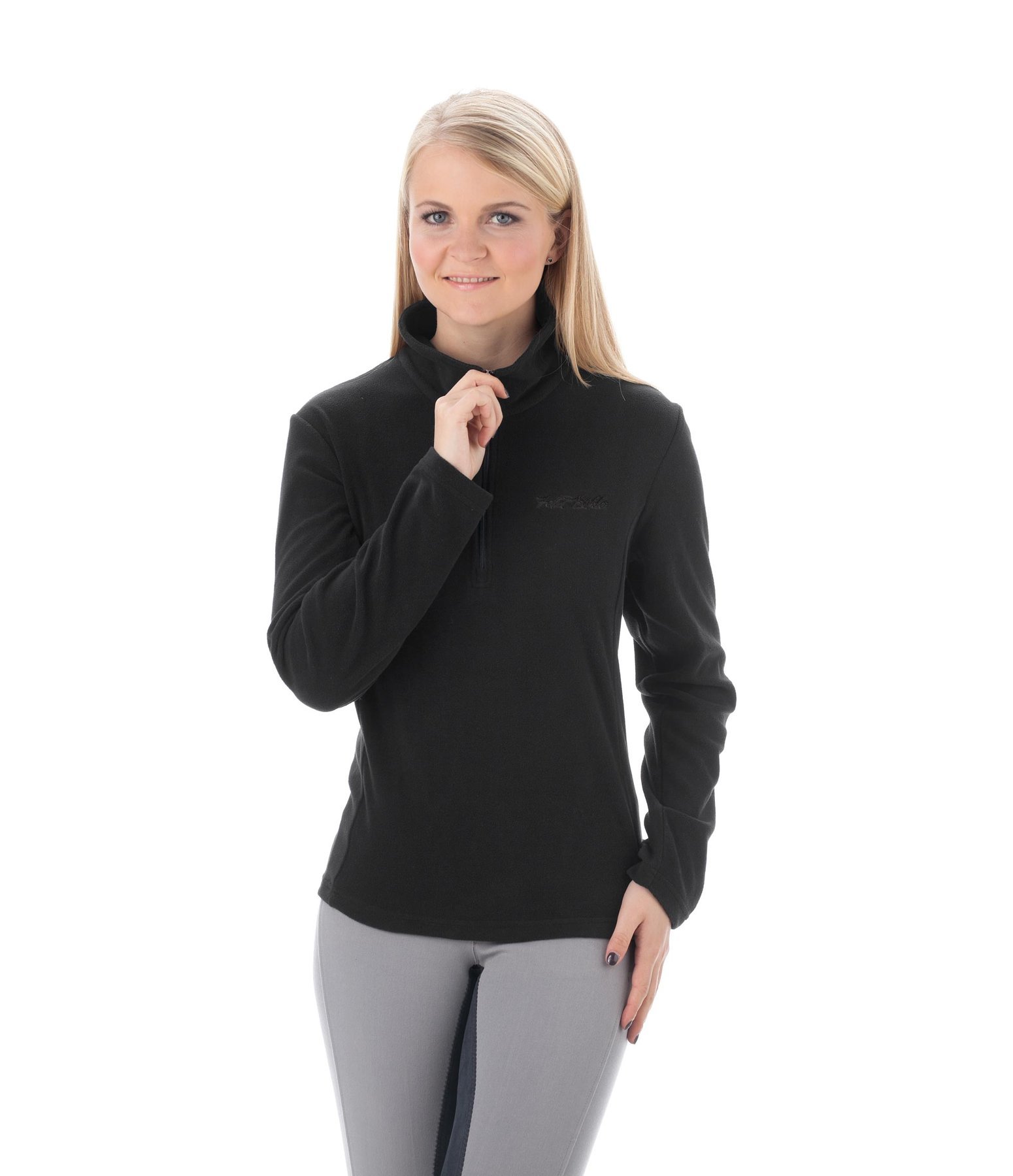 Zip-Funktionsfleeceshirt Cara