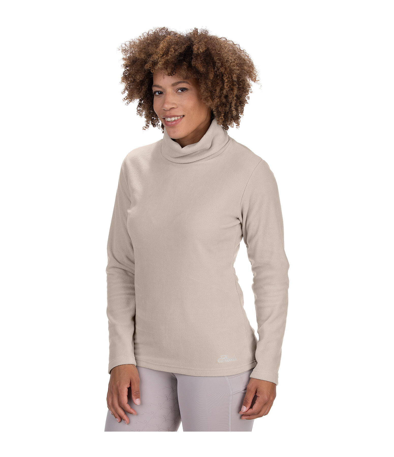 Fleece-Rollkragenpullover Thea
