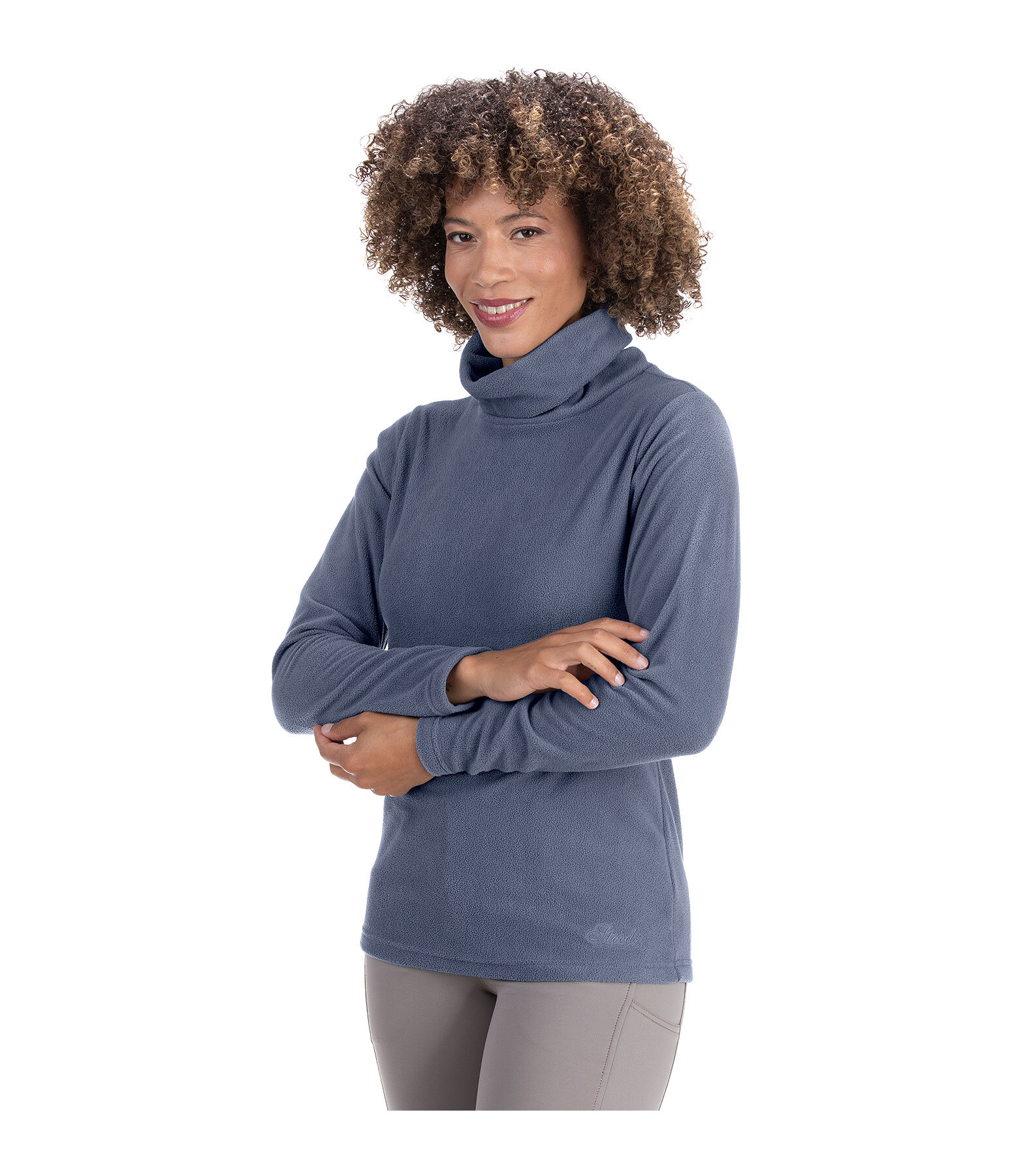 Fleece-Rollkragenpullover Thea