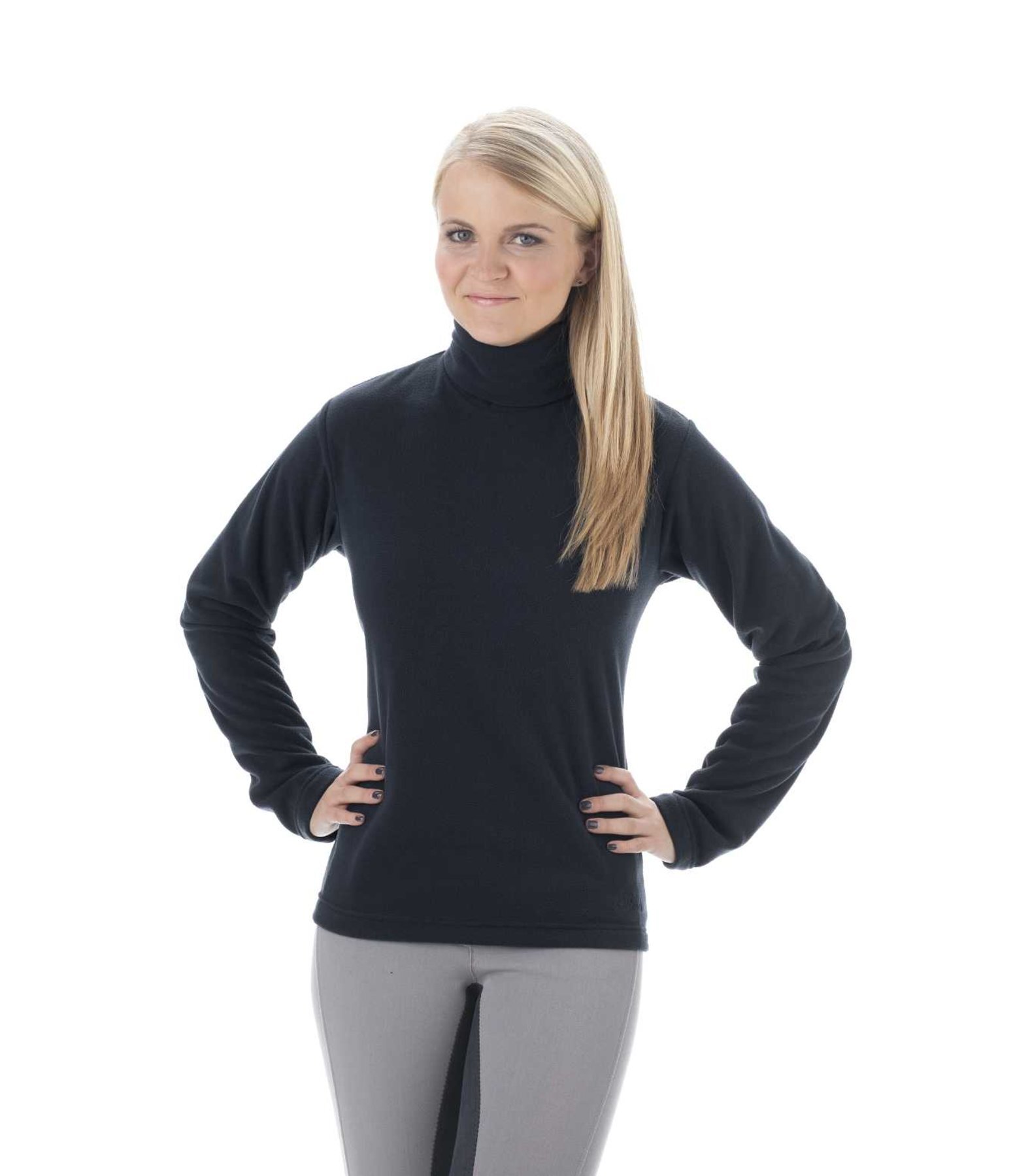 Fleece-Rollkragenpullover Thea