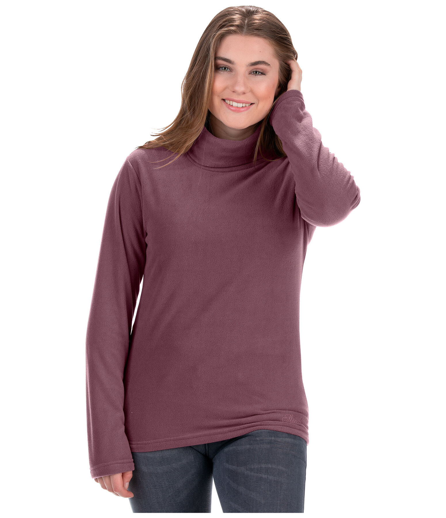 Fleece-Rollkragenpullover Thea