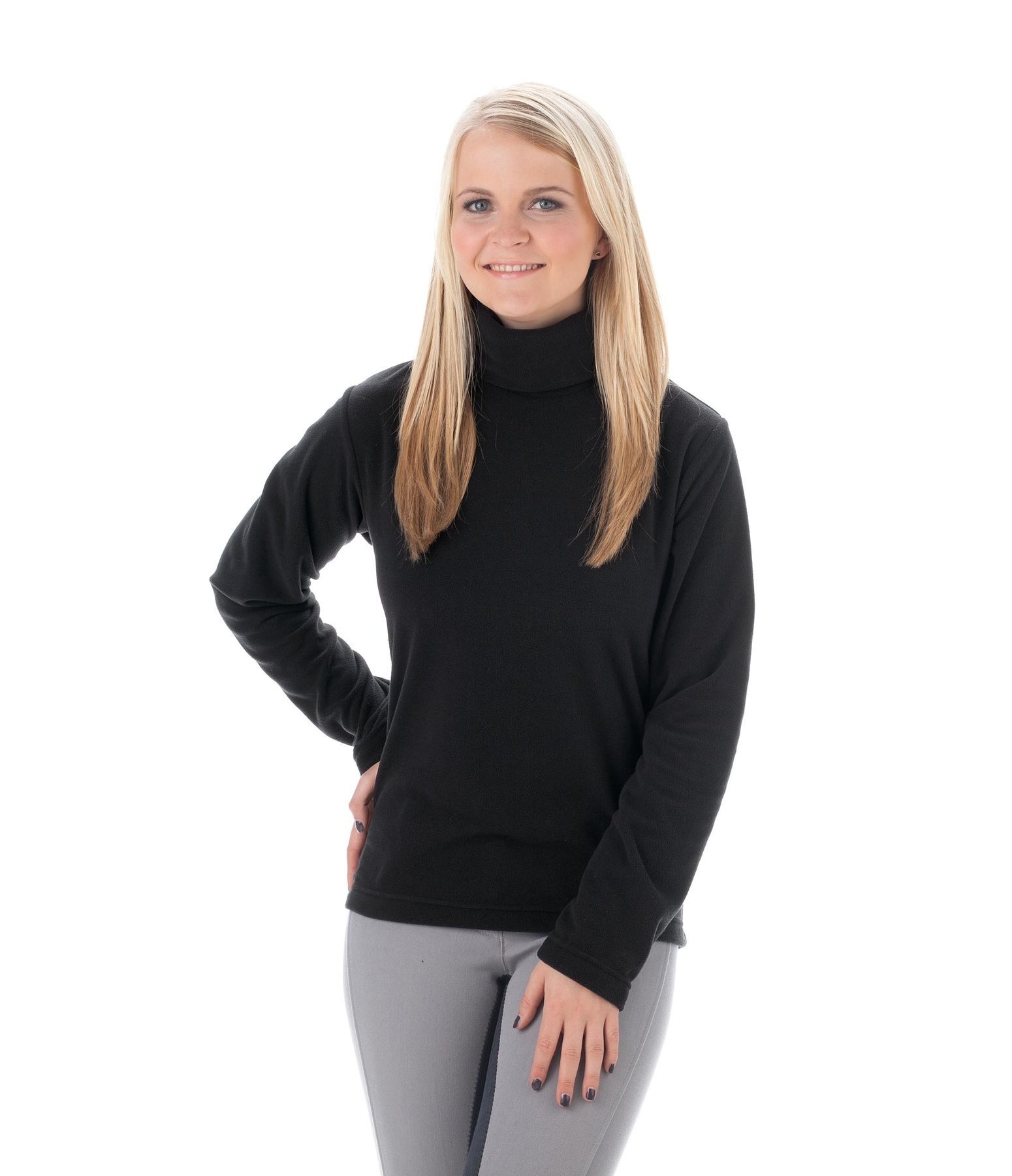 Fleece-Rollkragenpullover Thea