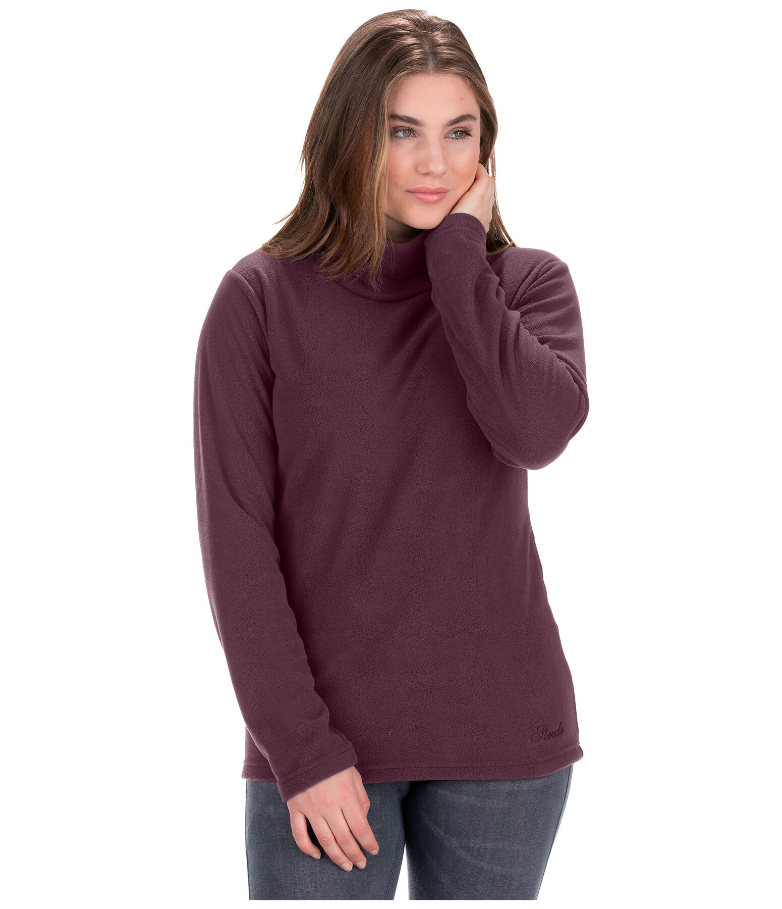 Fleece-Rollkragenpullover Thea