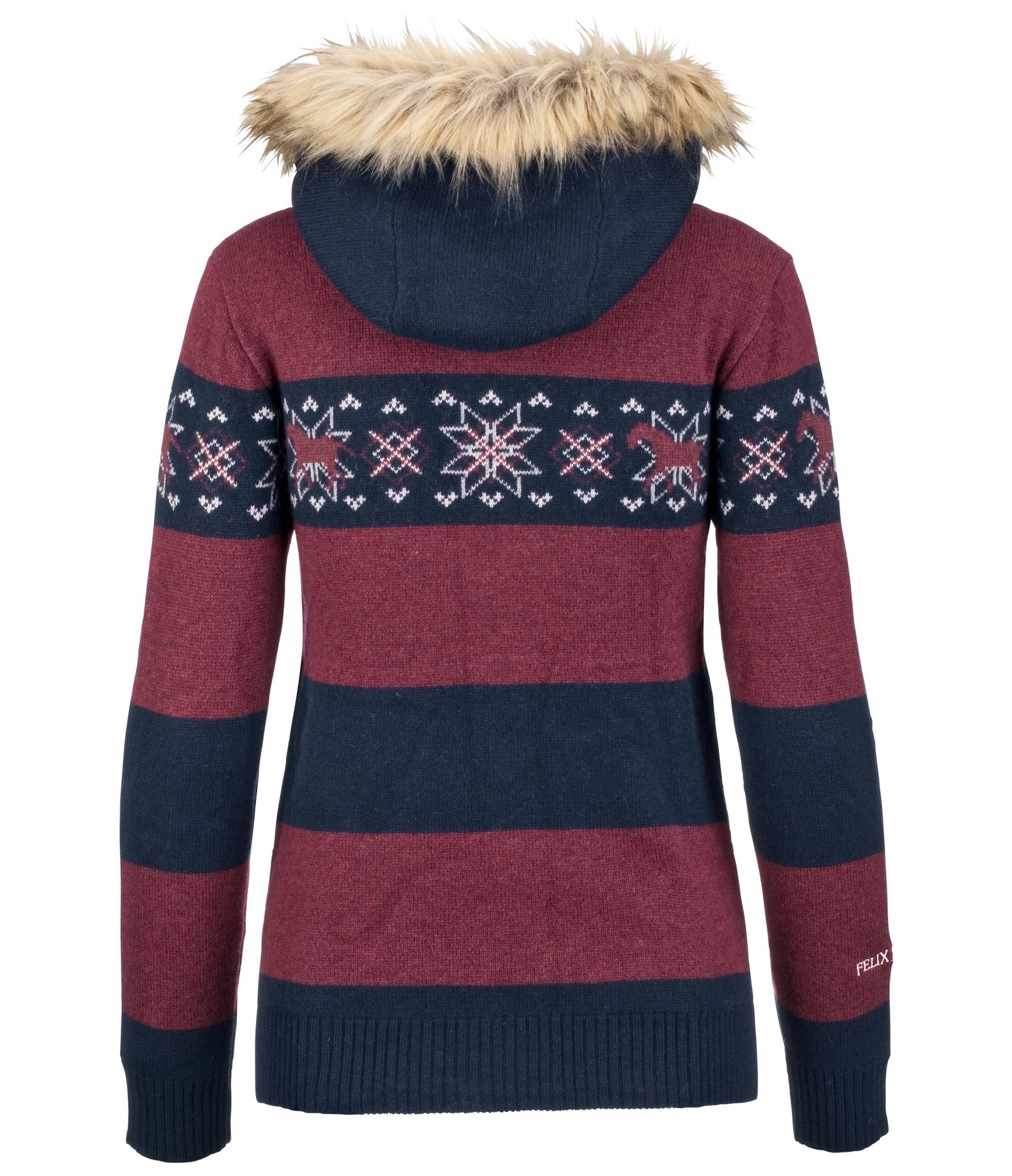 Kapuzen-Strickjacke Mona
