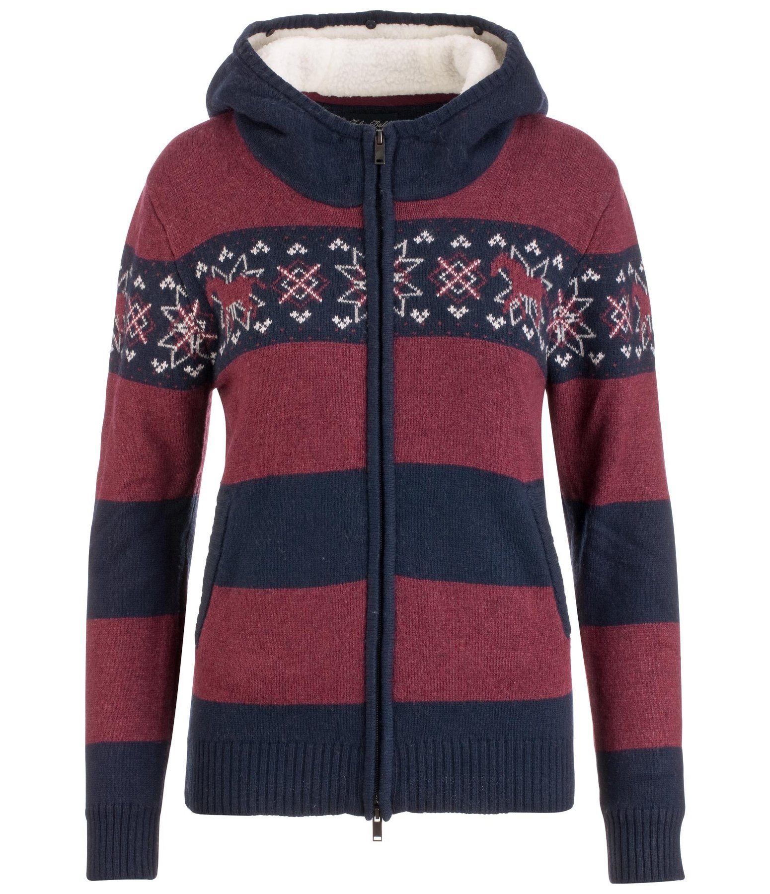 Kapuzen-Strickjacke Mona