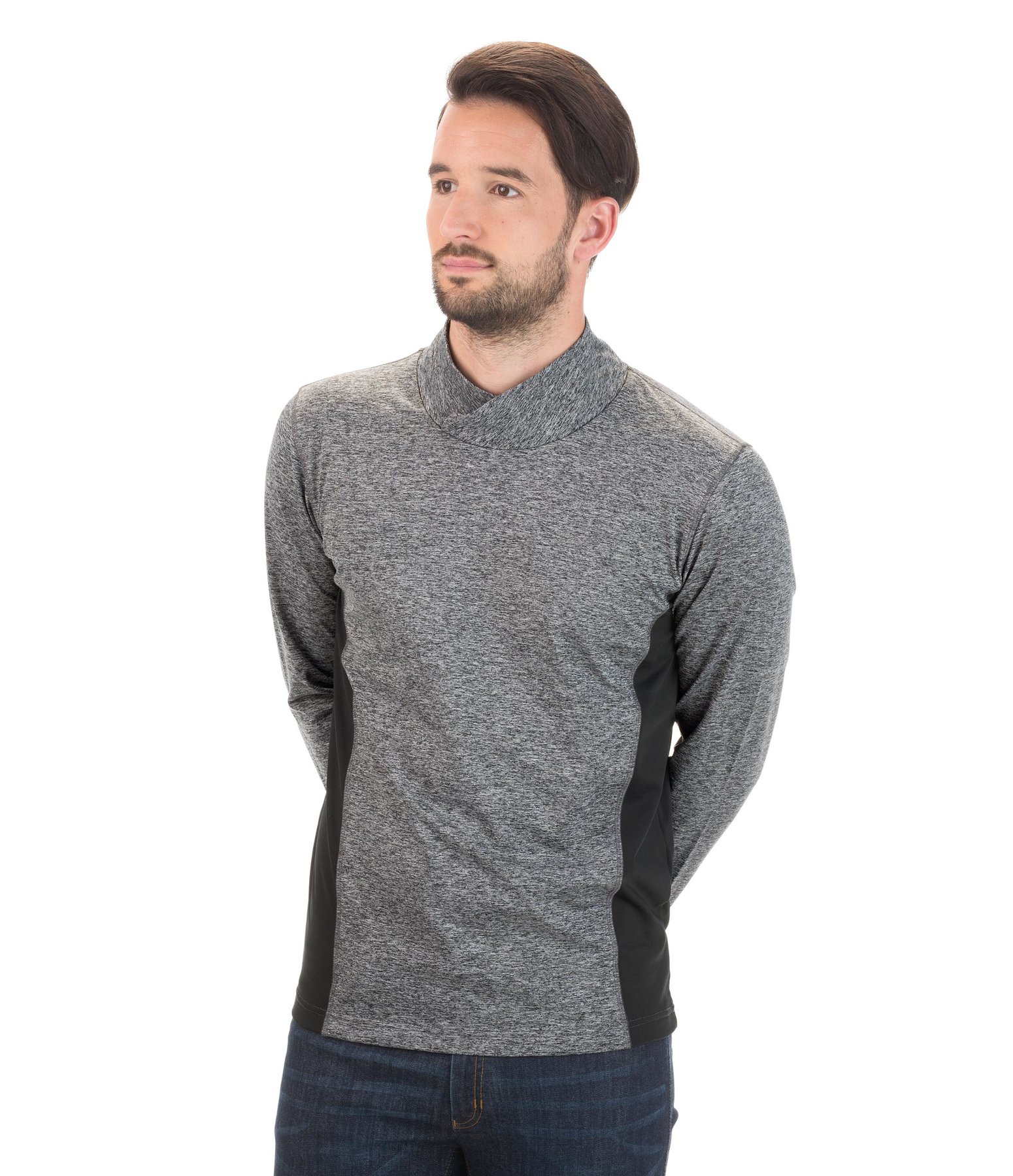 Herren-Performance-Stretch-Langarmshirt Emilio