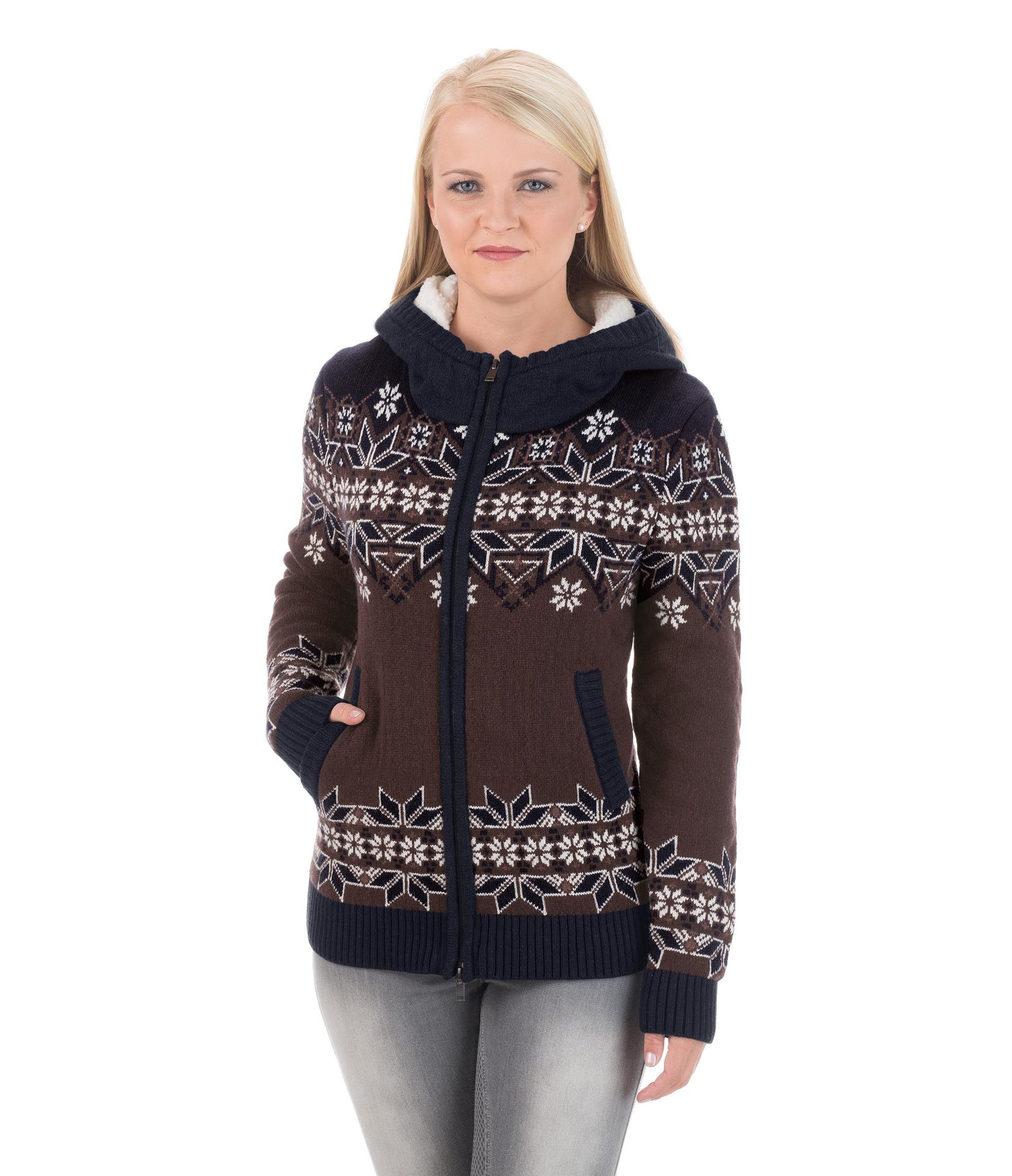 Kapuzen-Strickjacke Kelly