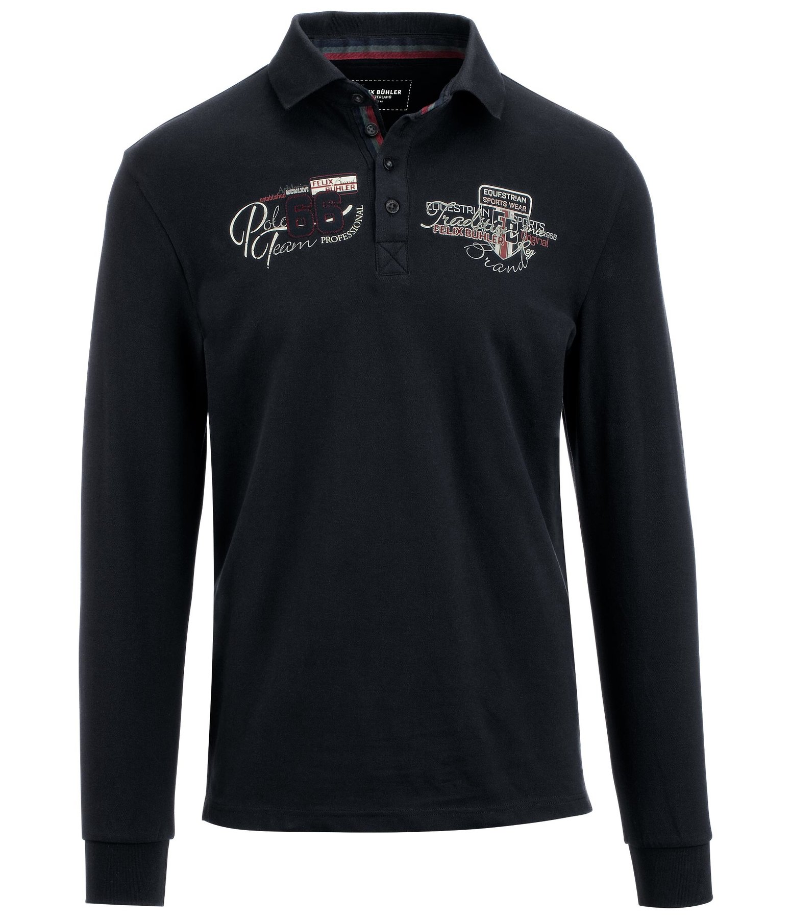 Herren-Langarm-Poloshirt Darius