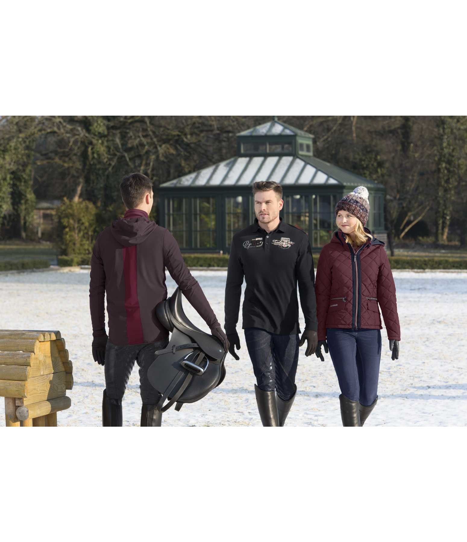Herren-Langarm-Poloshirt Darius