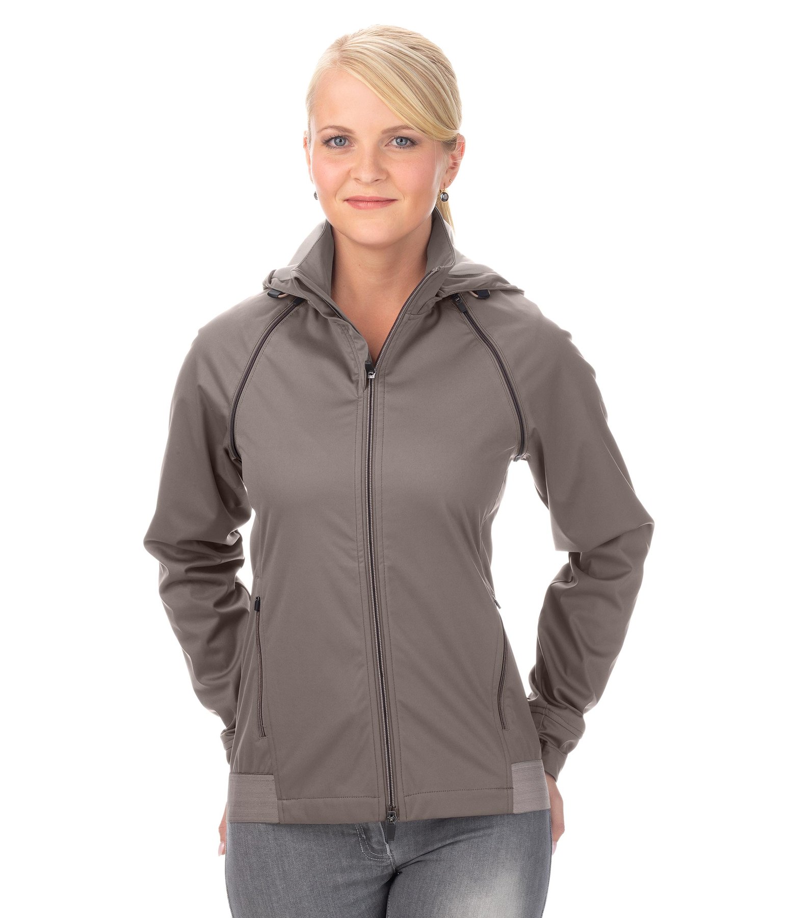 2 in 1 Kapuzen-Softshelljacke Mila