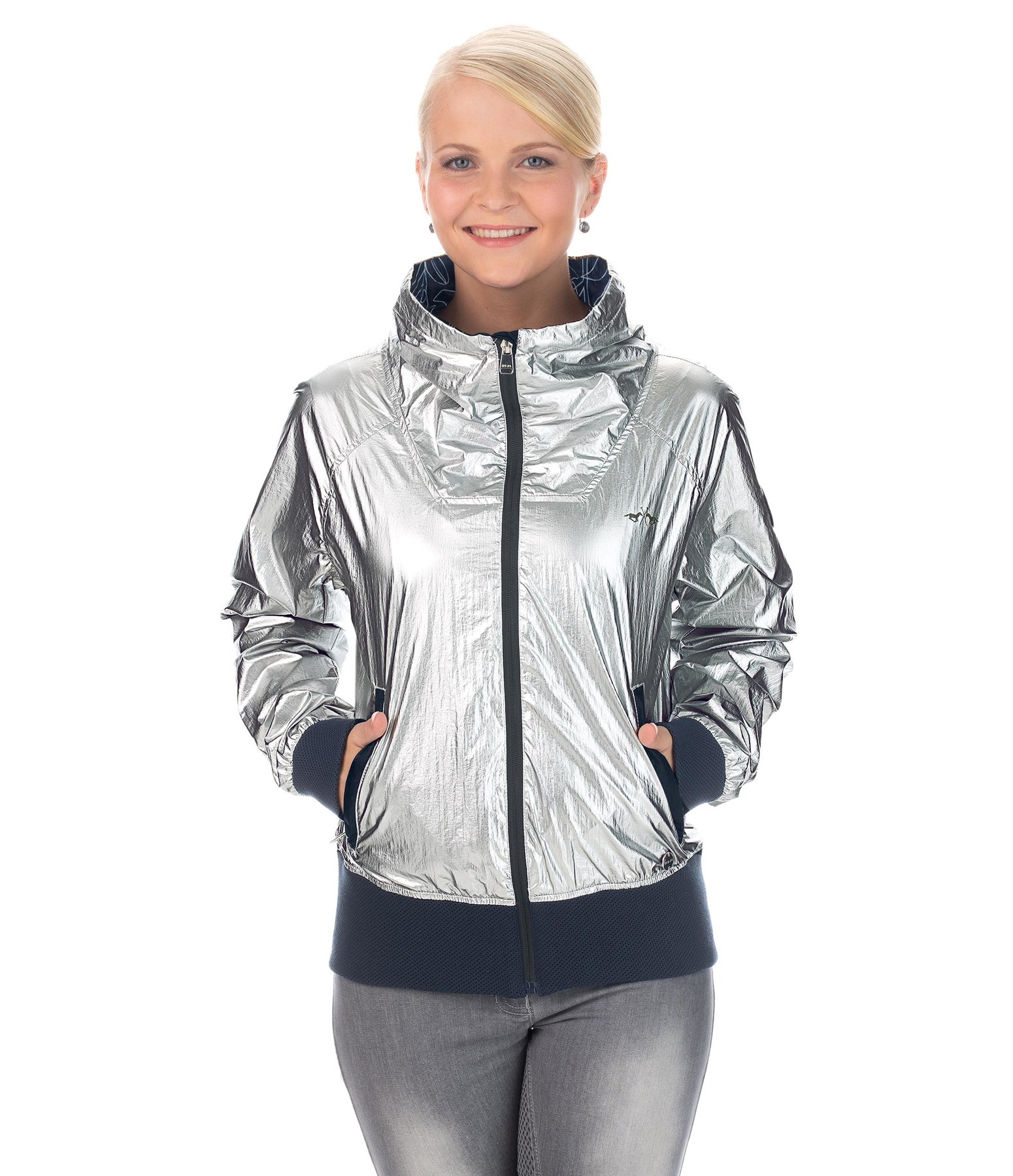 Wendejacke Silver