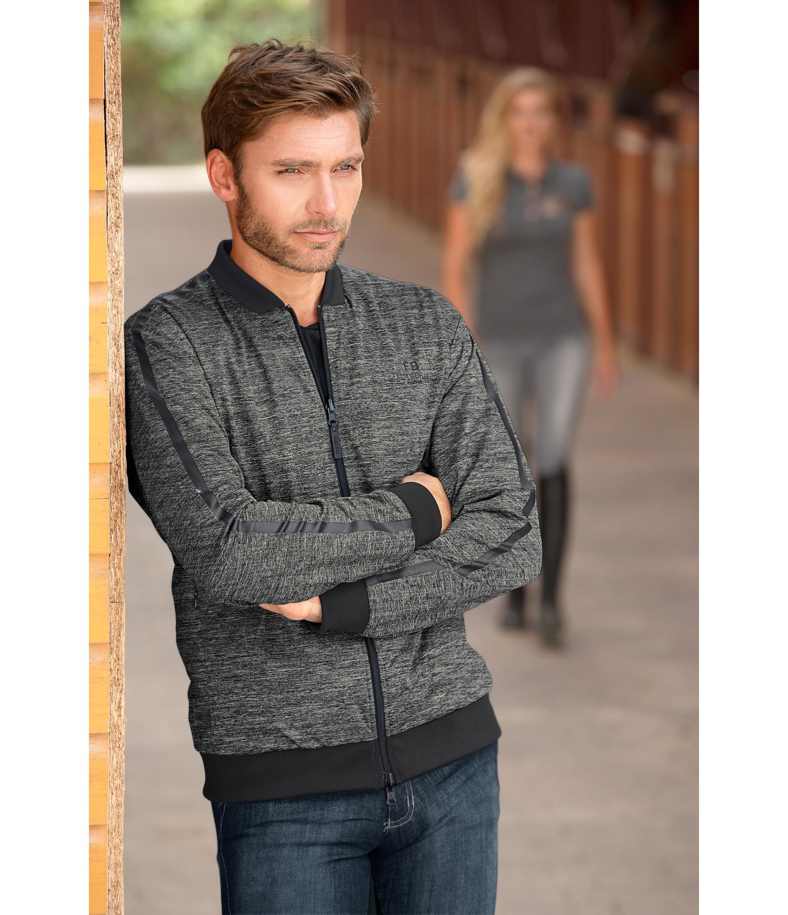 Herren-Wende-Reitblouson Valentin