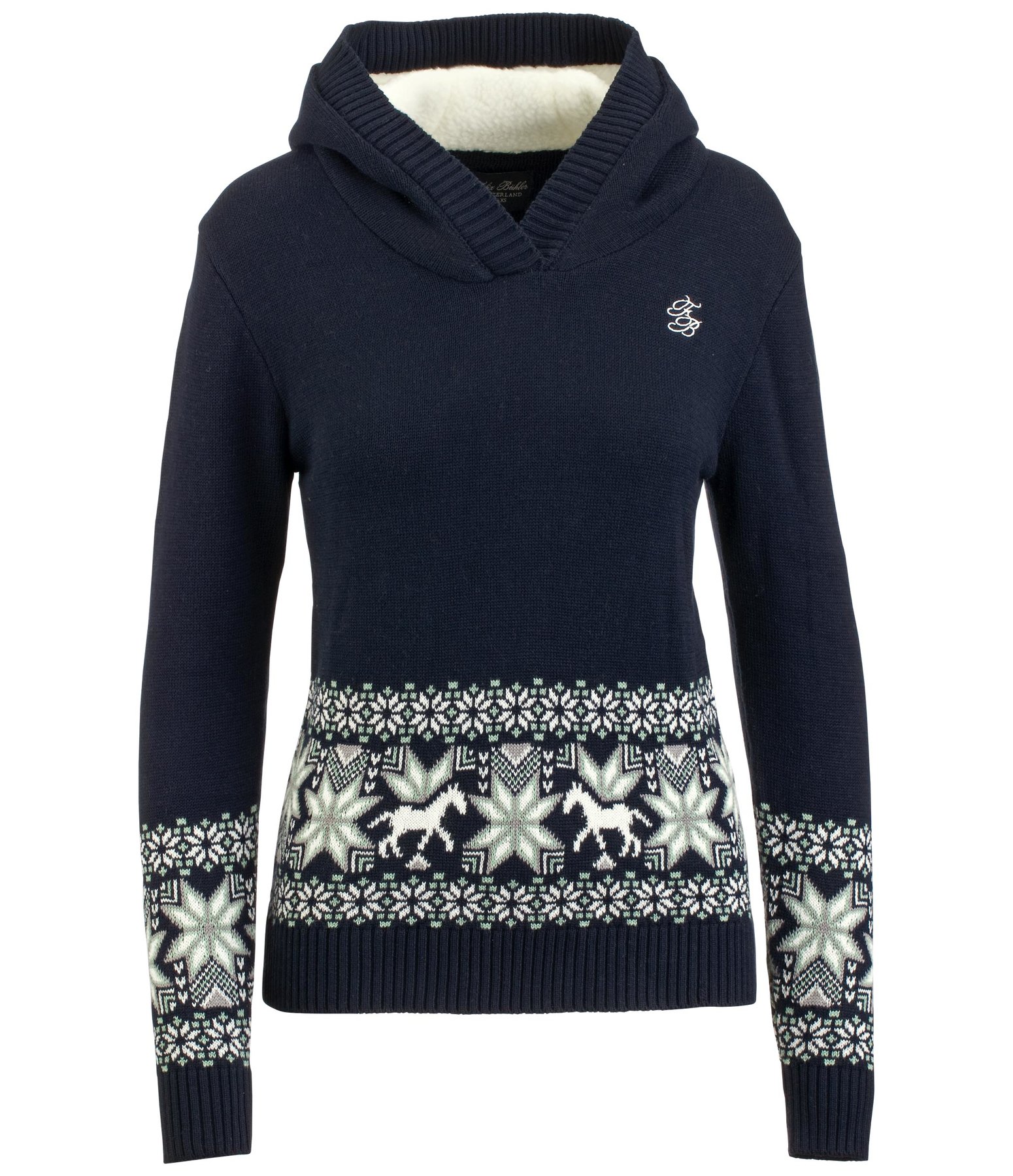 Kapuzen-Strickpullover Julia