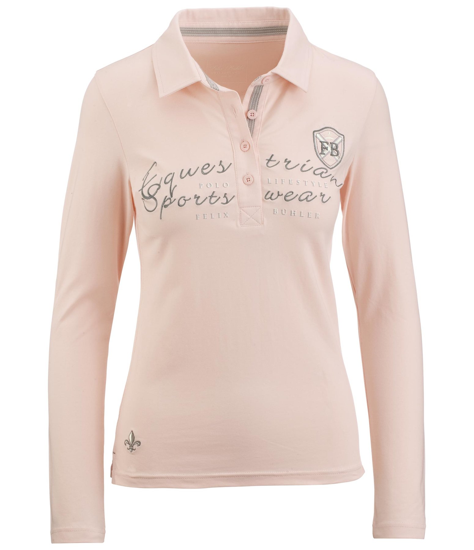 Langarm-Poloshirt Anna