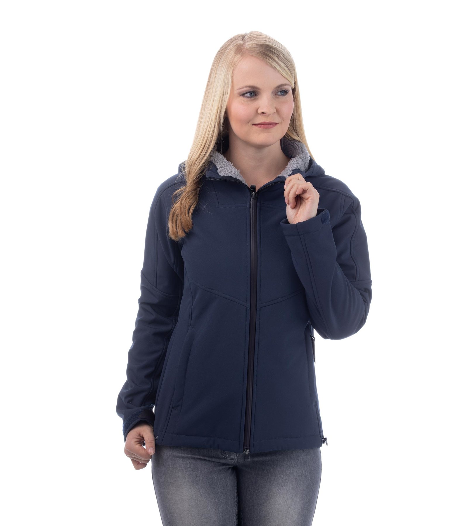 Kapuzen-Softshell-Reitjacke Merle