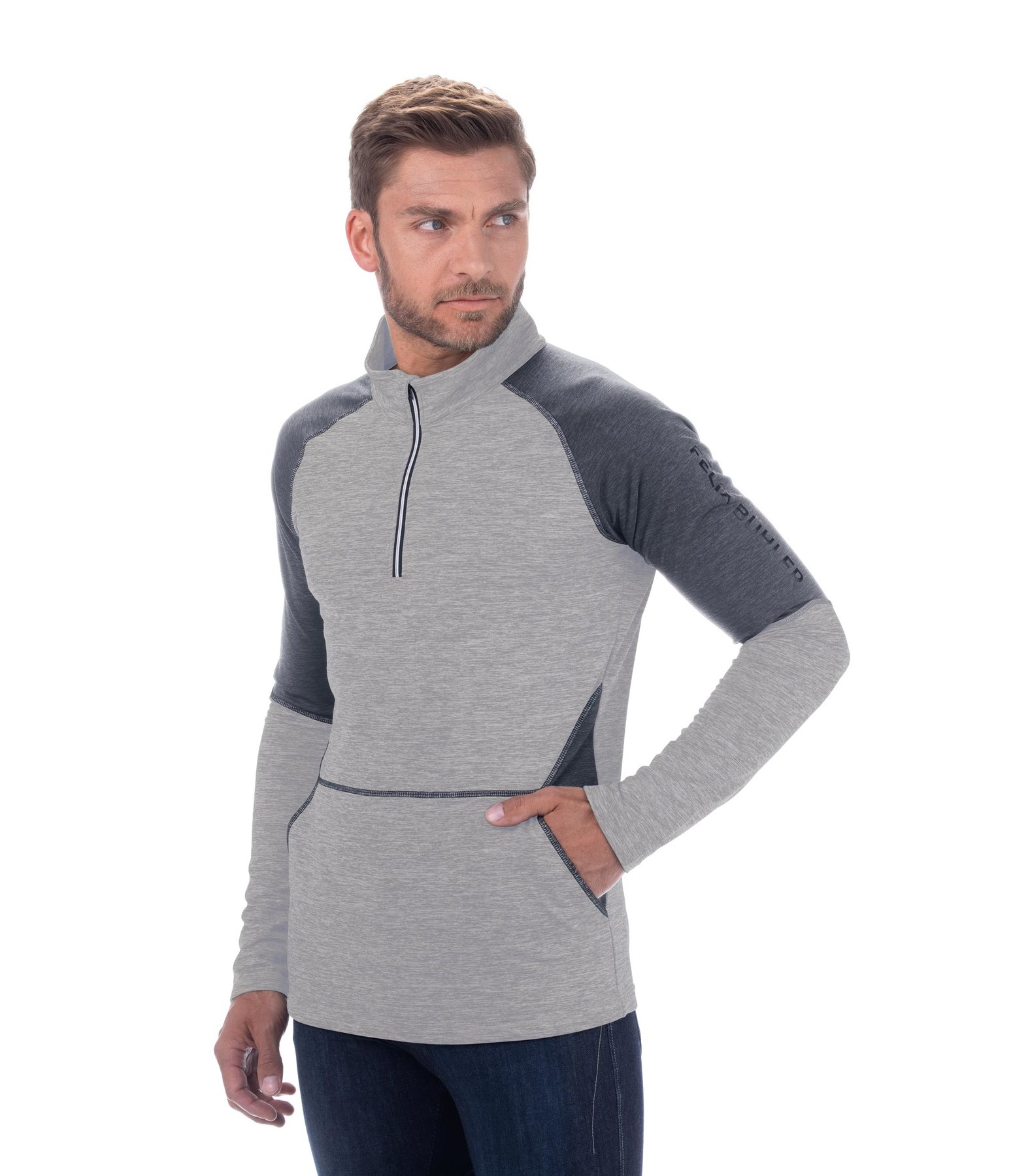 Herren-Funktions-Langarmshirt Yannik
