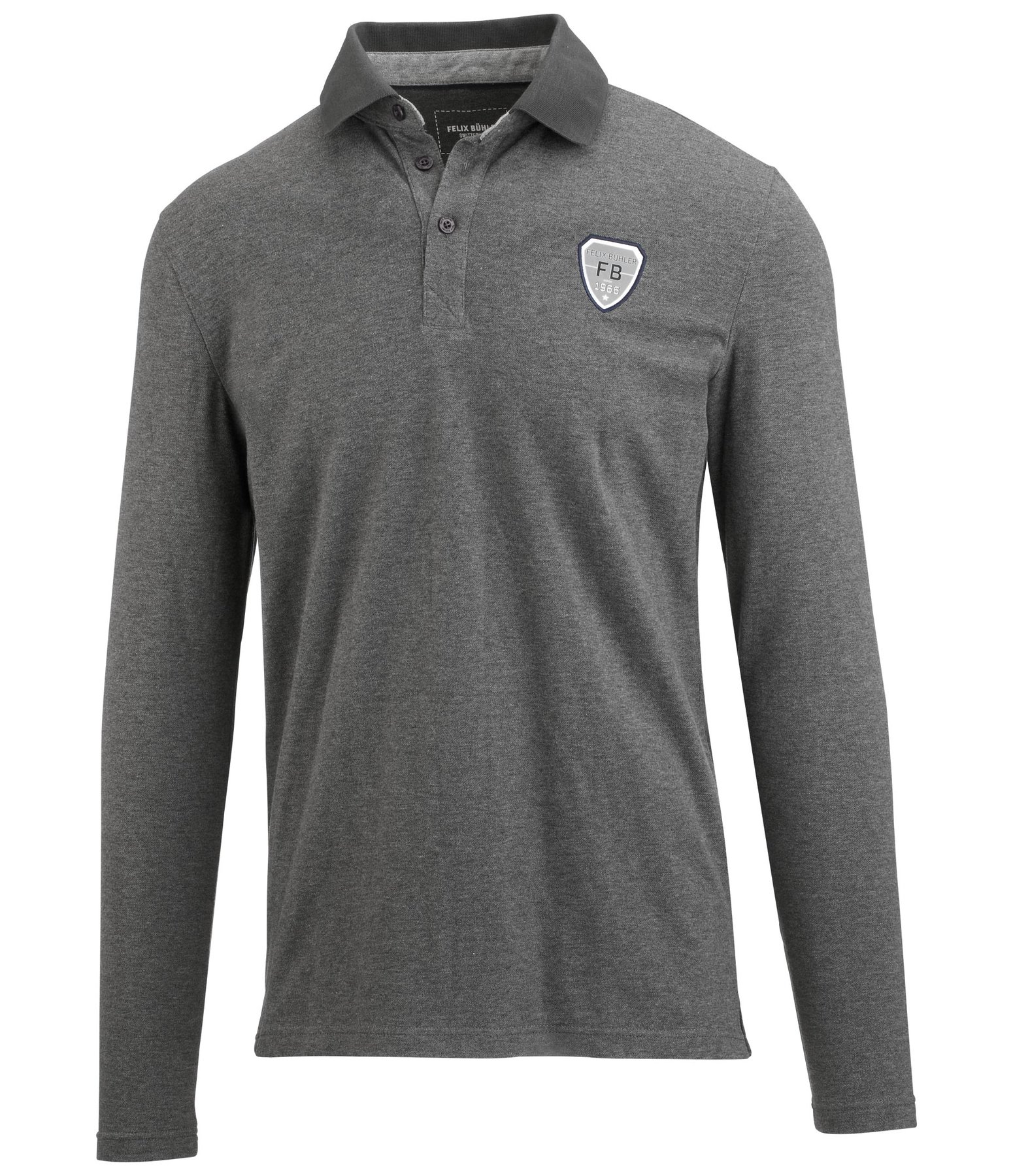 Herren-Langarm-Poloshirt Dorian