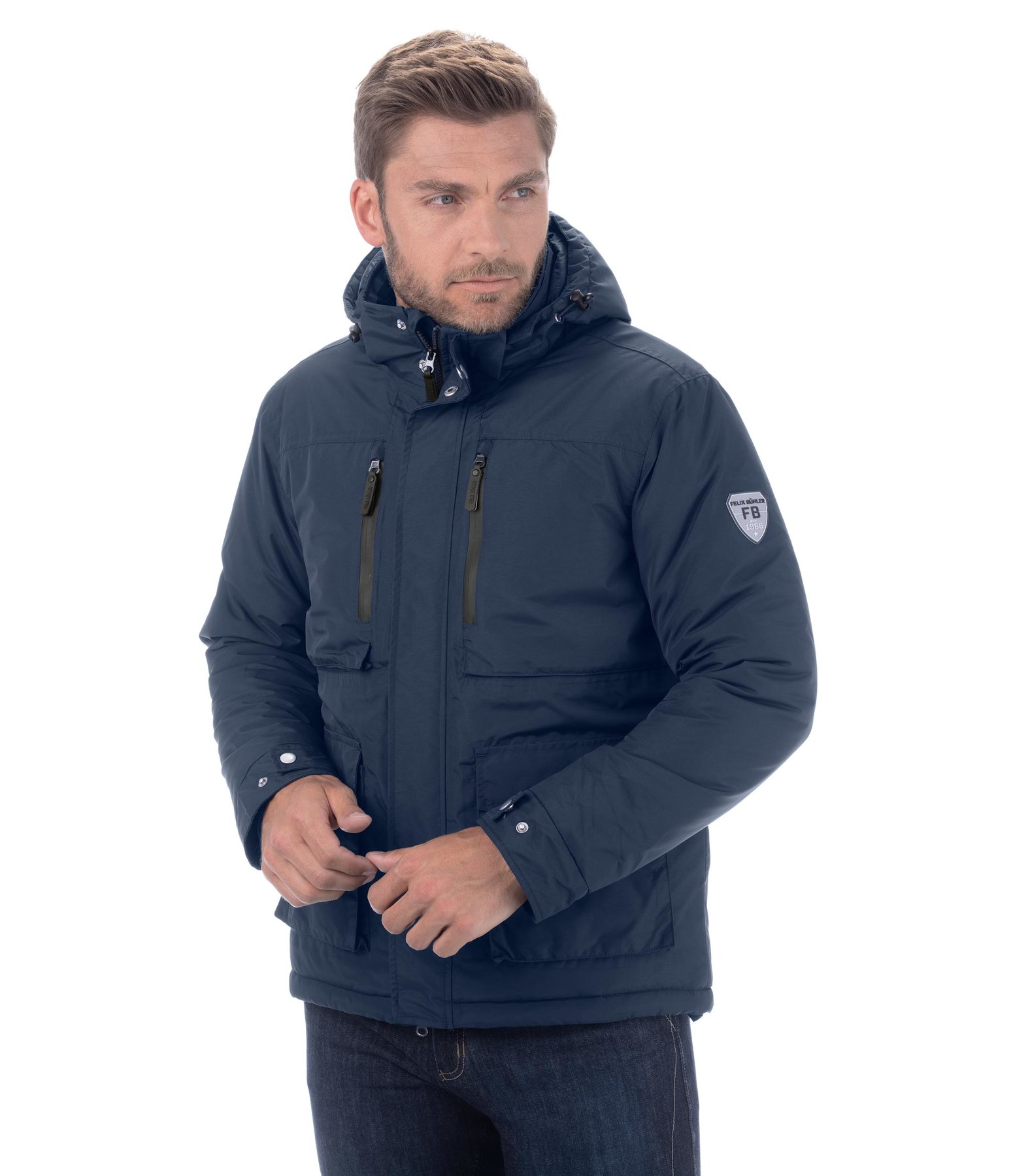 Herren-Kapuzen-Reitjacke Lars