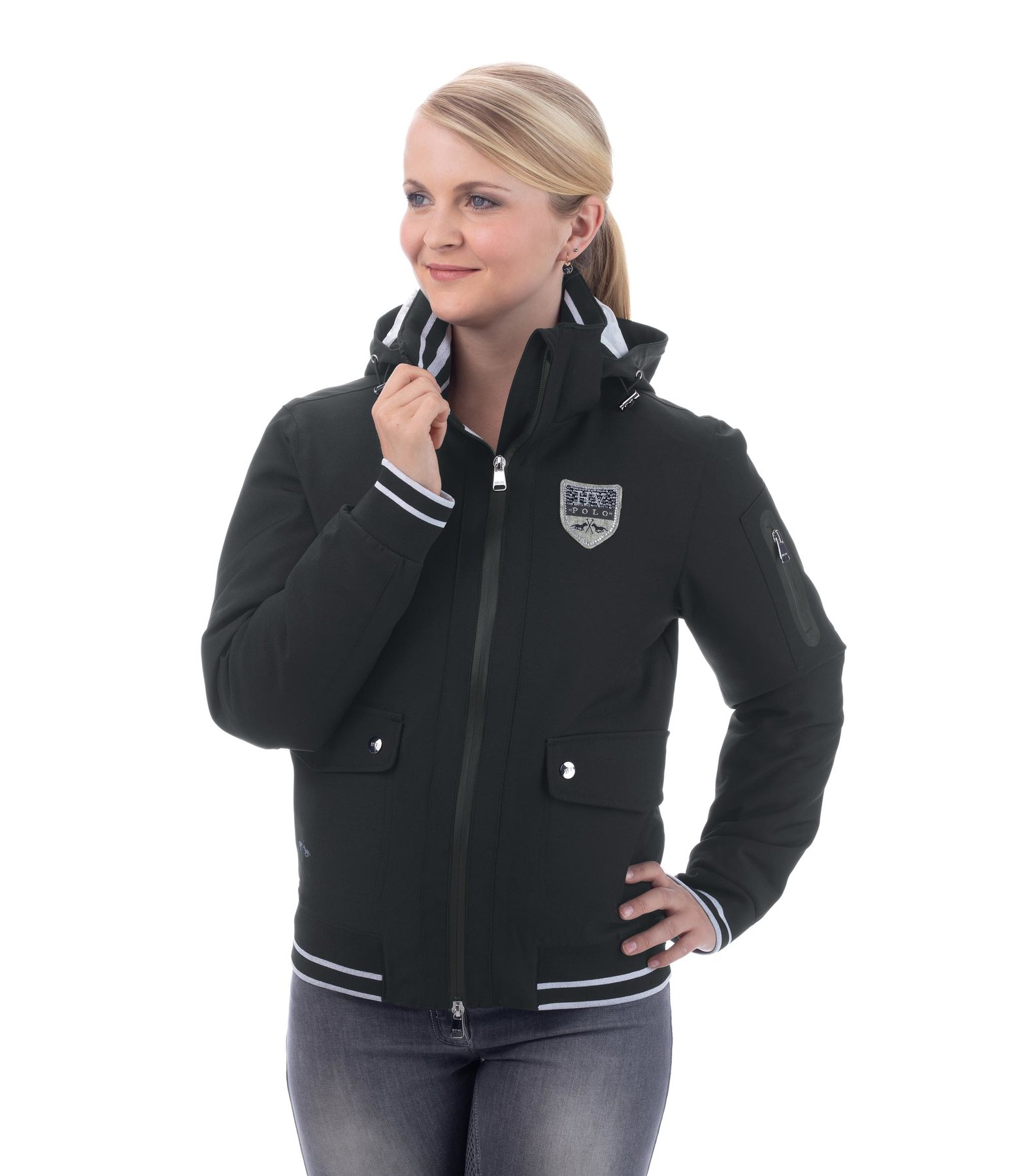 Funktions-Kapuzen-Reitblouson Bindi