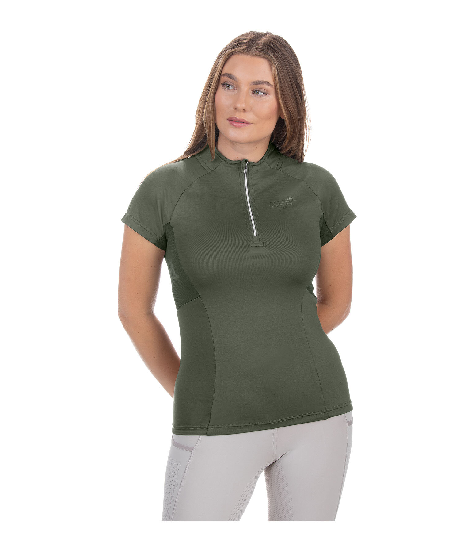 Zip-Funktionsshirt Lola