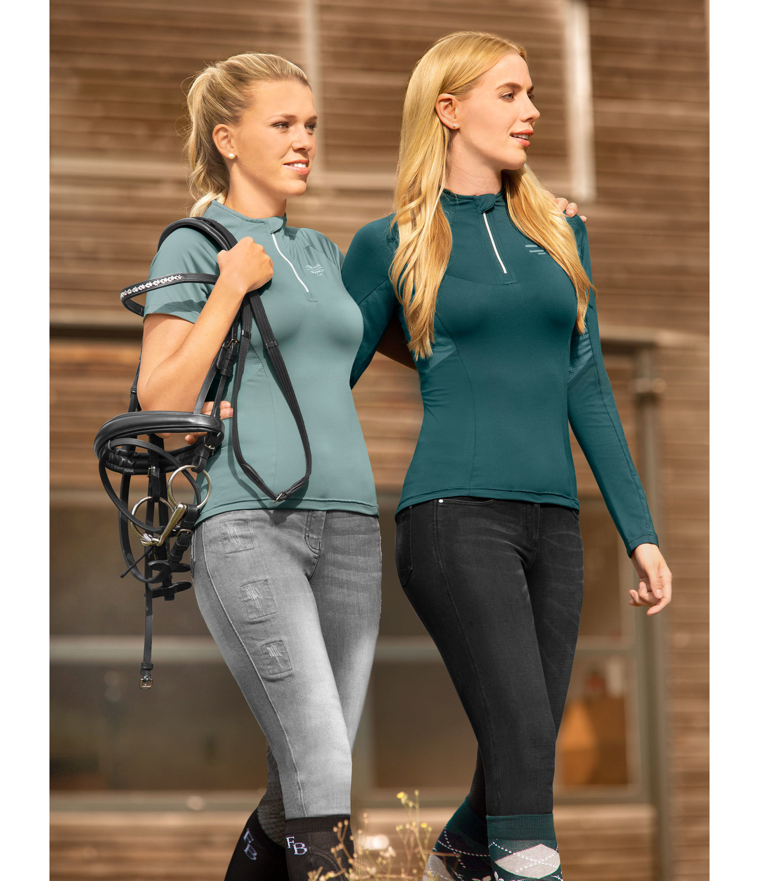 Zip-Funktionsshirt Lola