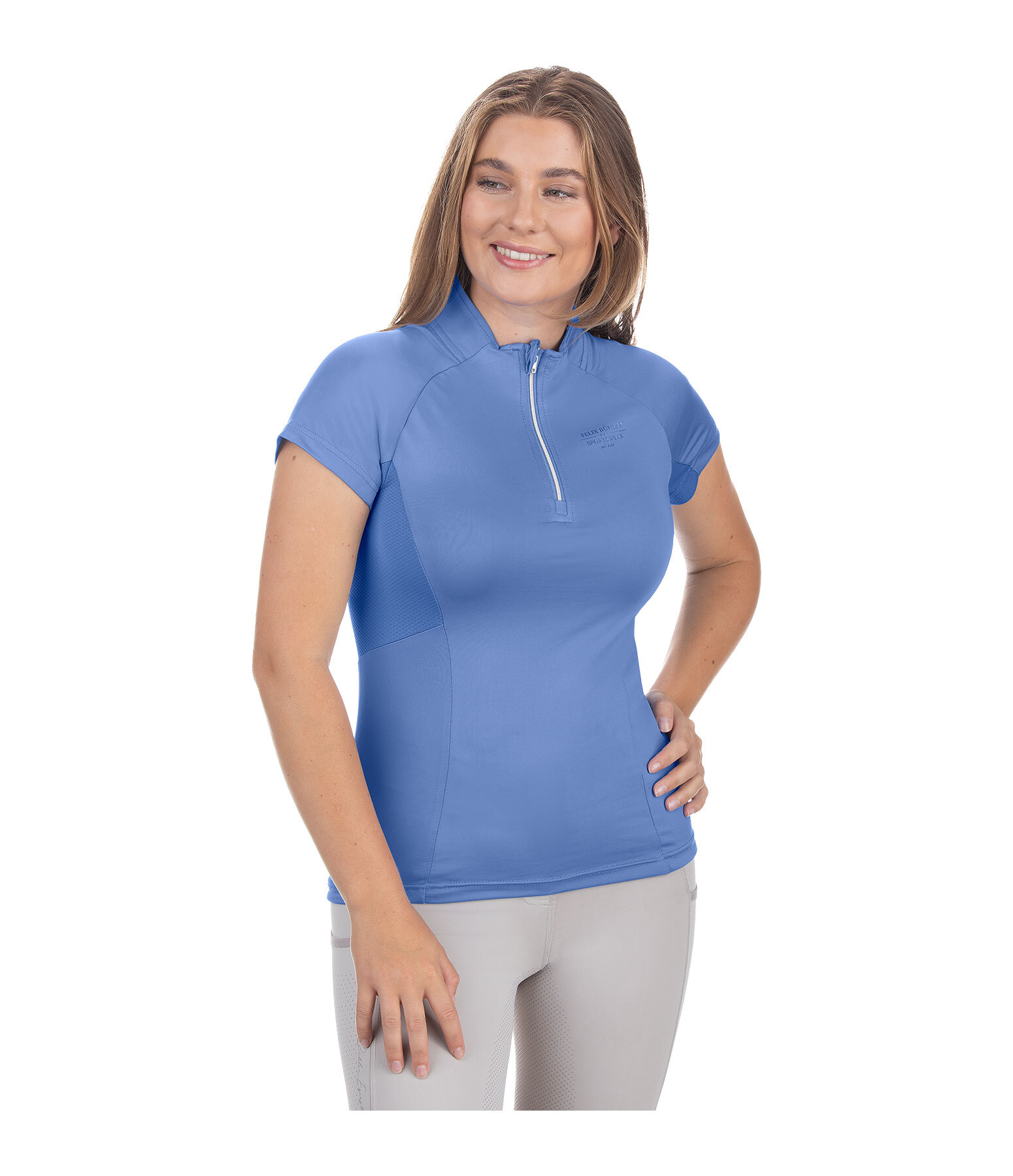 Zip-Funktionsshirt Lola