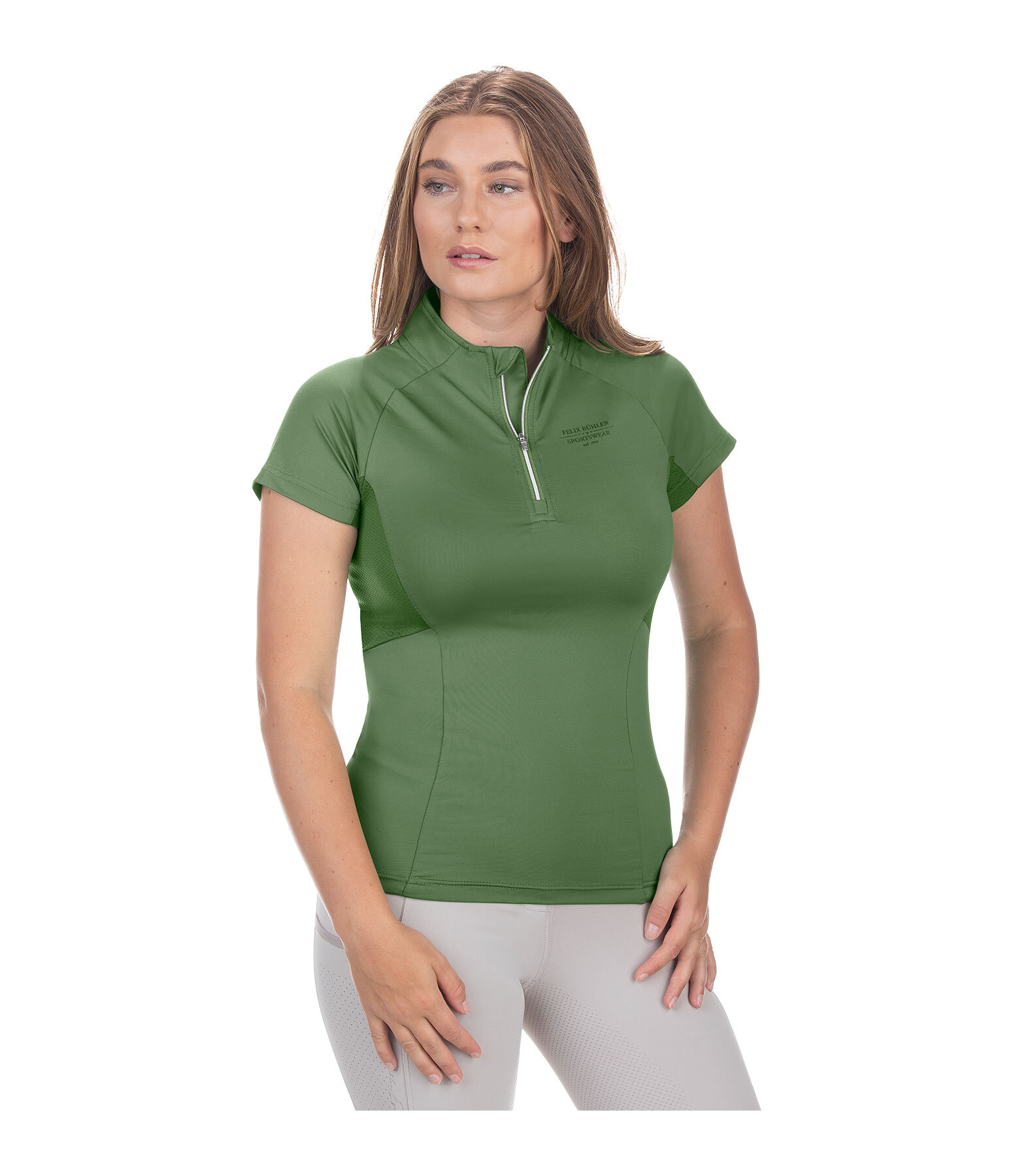 Zip-Funktionsshirt Lola