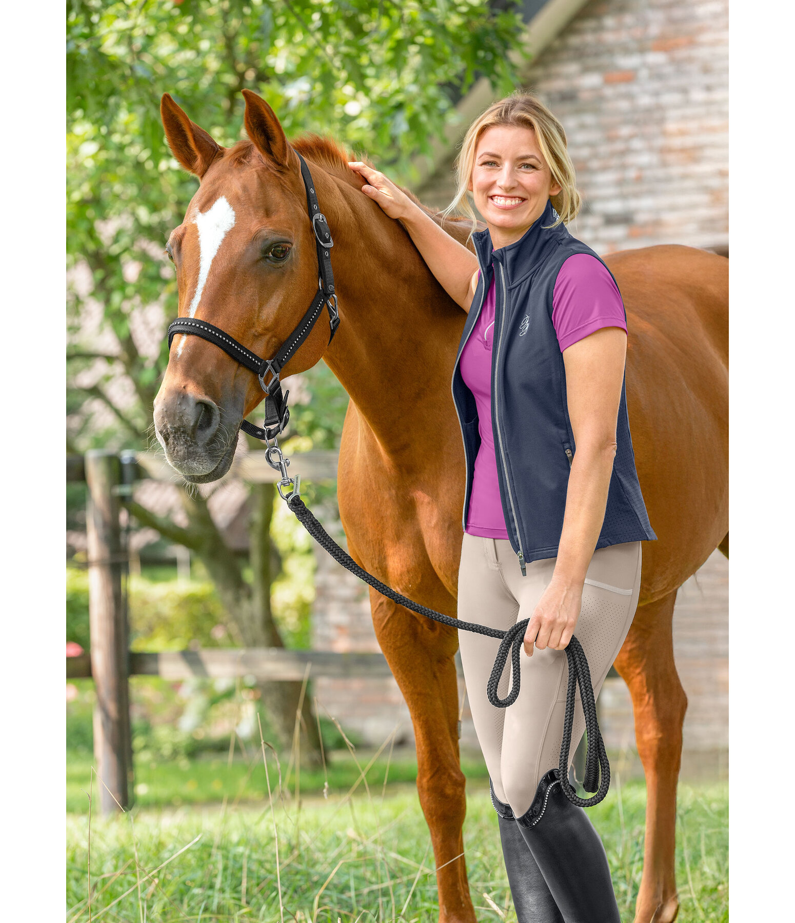 Zip-Funktionsshirt Lola