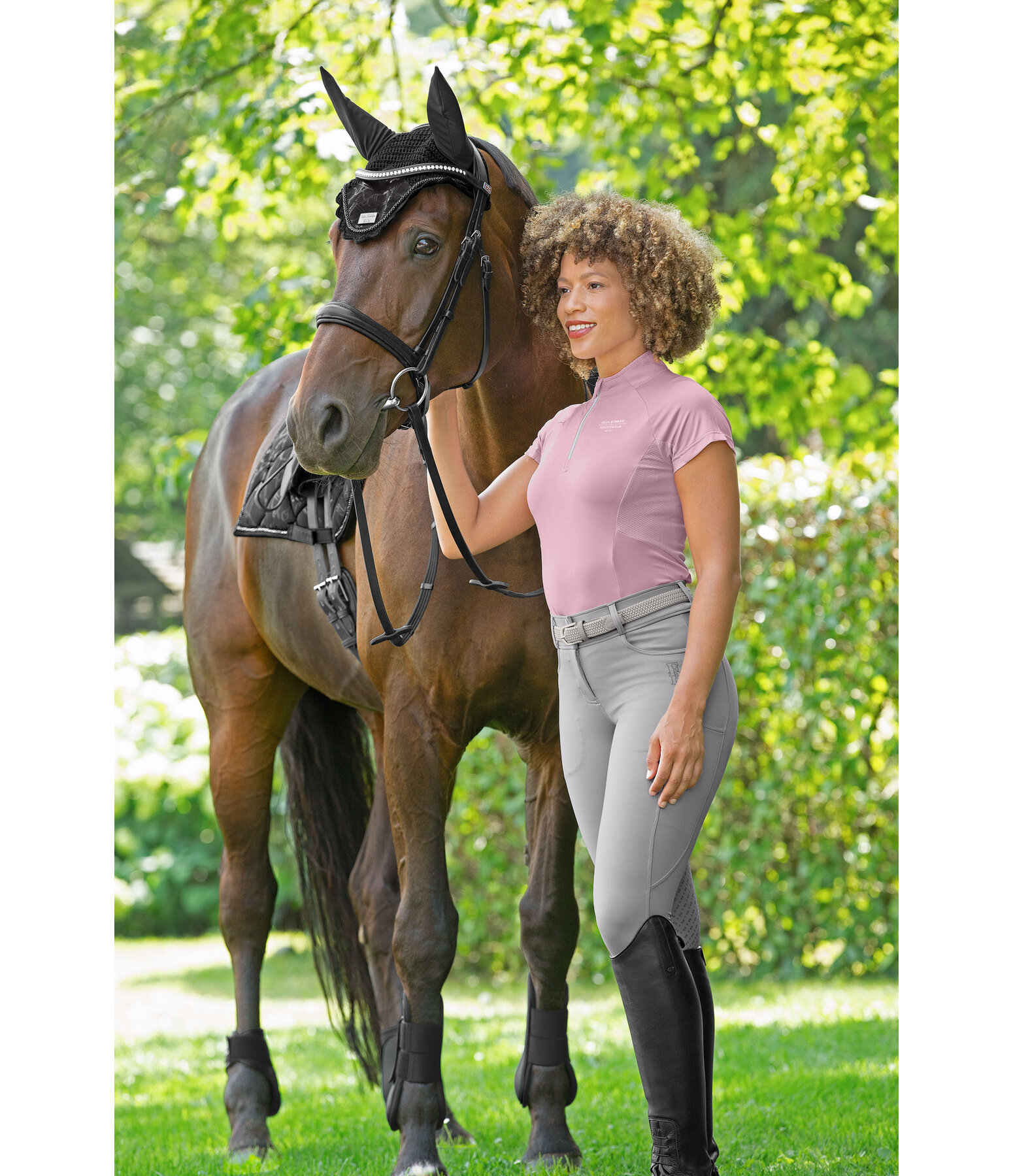 Zip-Funktionsshirt Lola