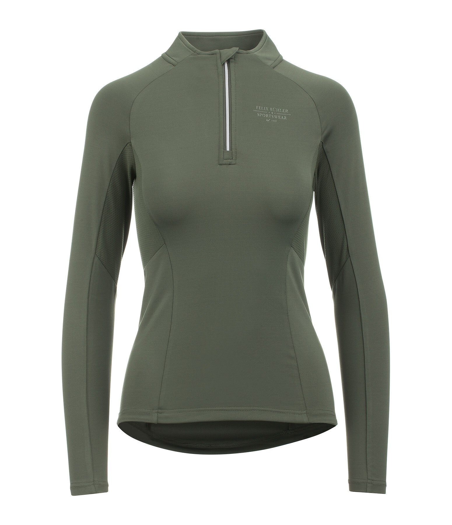 Zip-Funktions-Langarmshirt Sofie