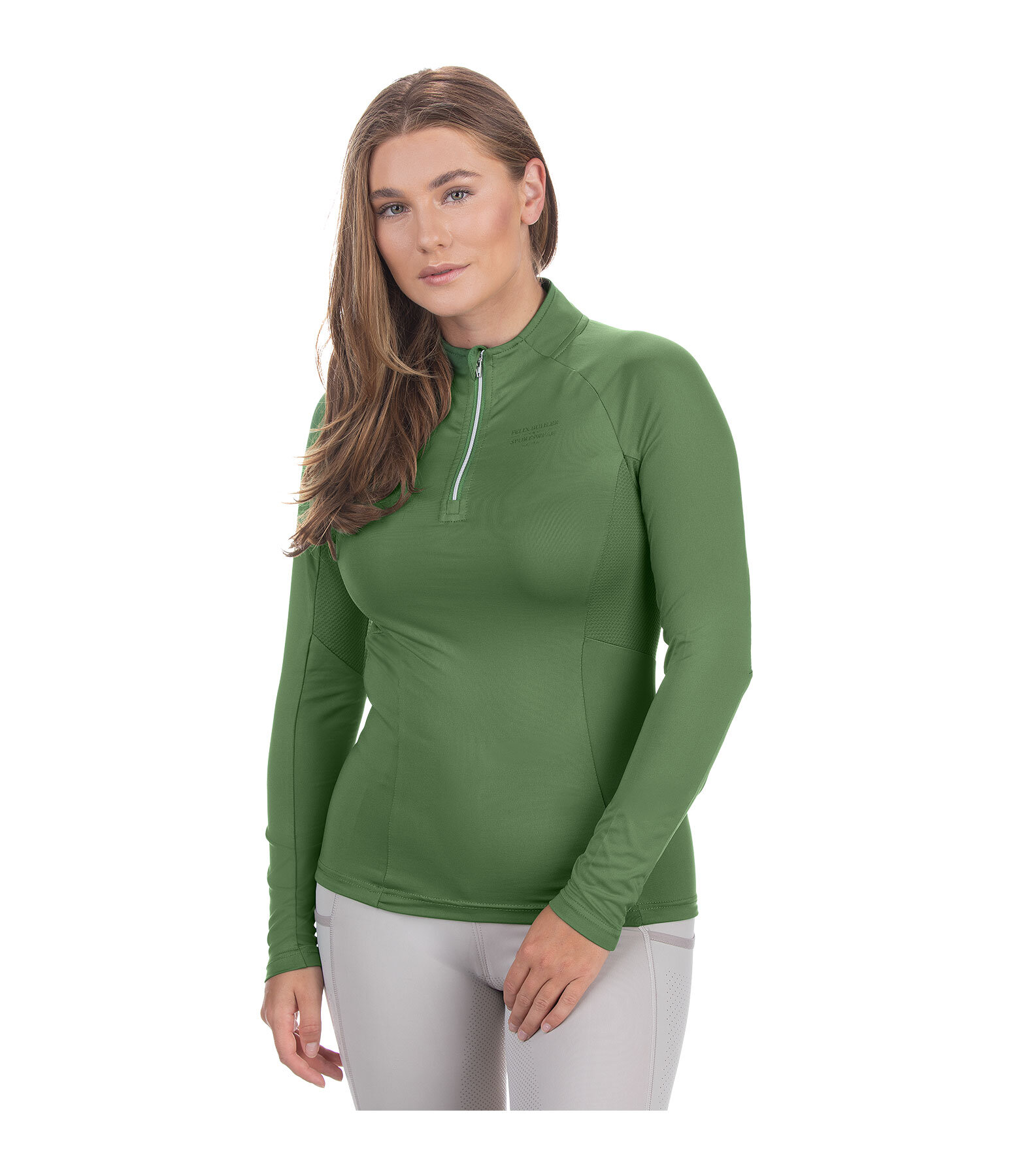 Zip-Funktions-Langarmshirt Sofie
