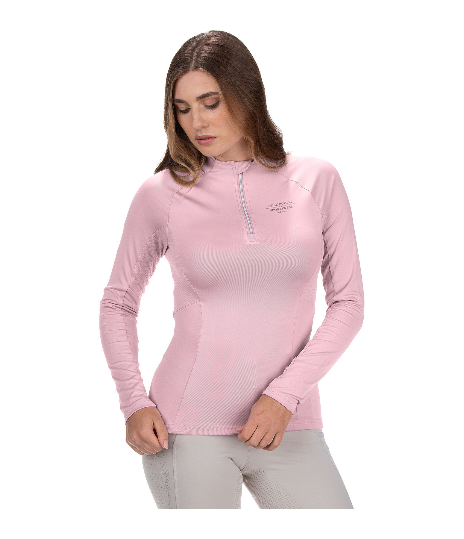 Zip-Funktions-Langarmshirt Sofie