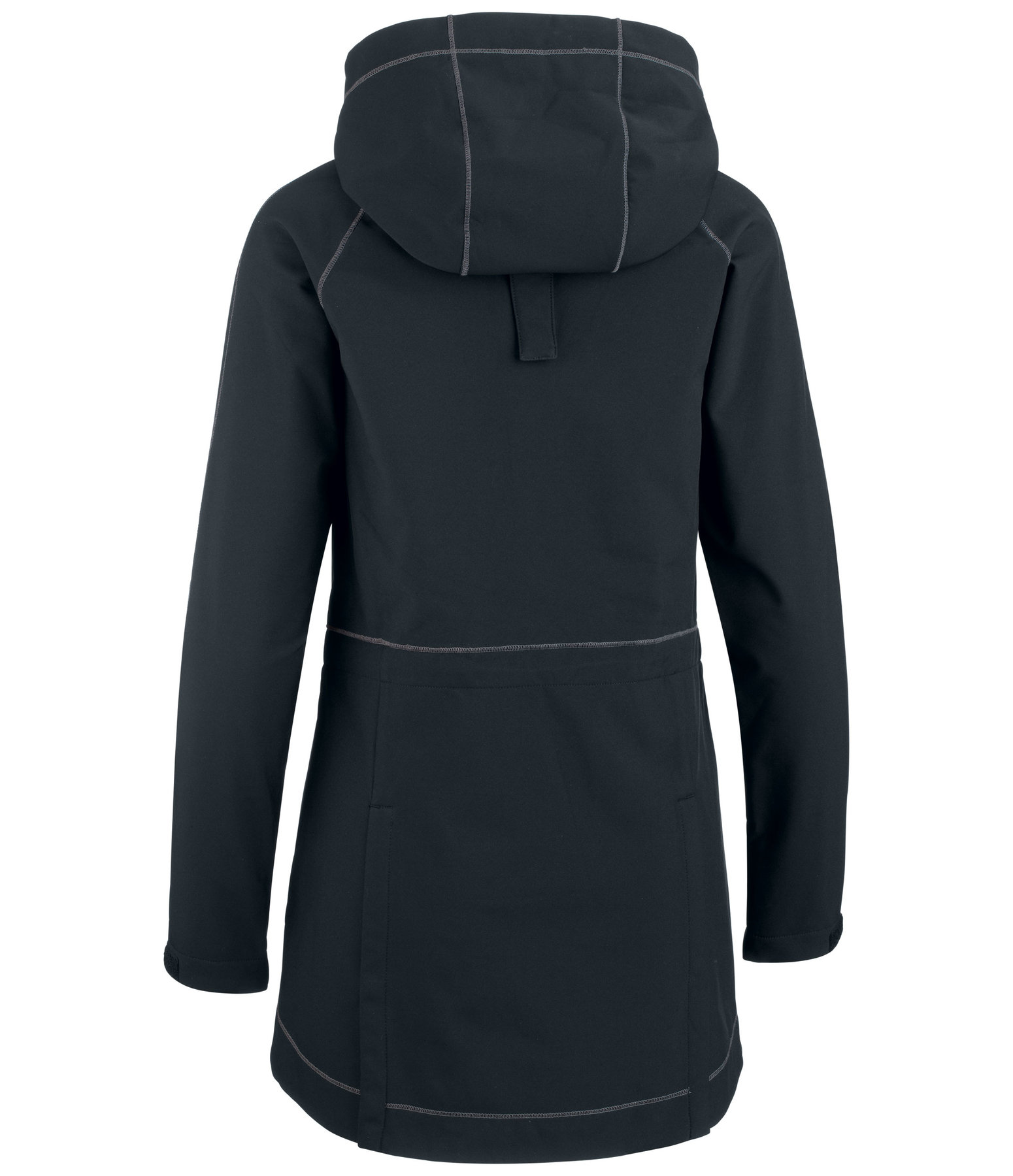 Kapuzen-Softshell-Reitmantel Charlotte