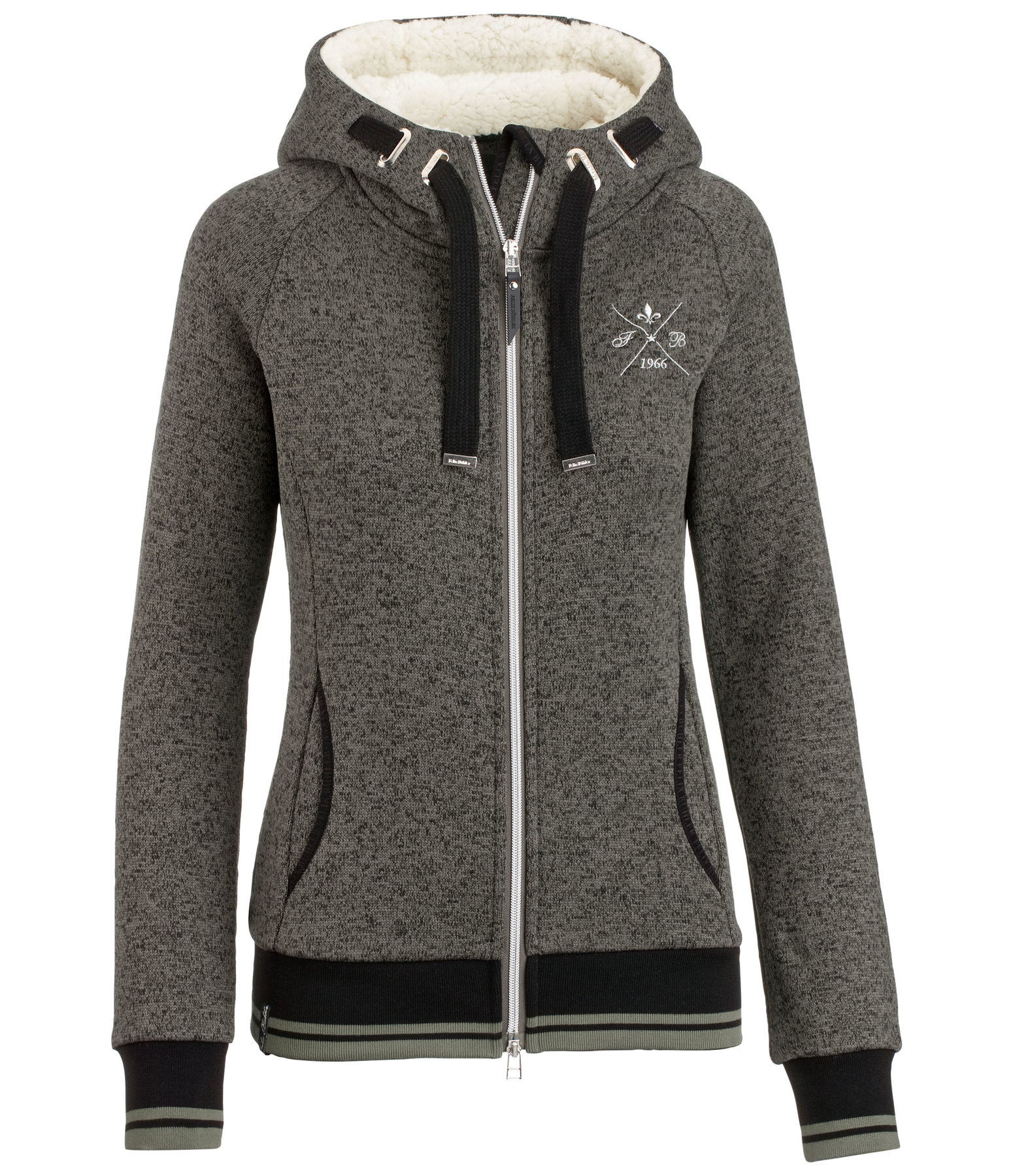 Strickfleece-Kapuzenjacke Frieda II
